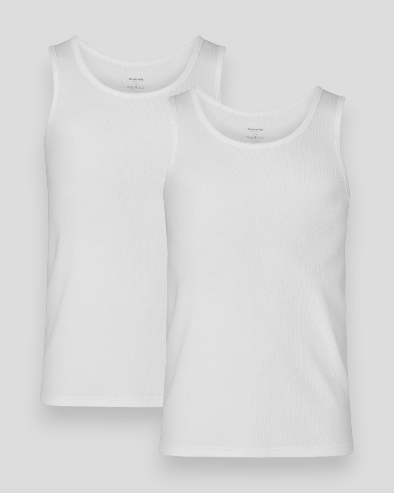 Tanktop 2-Pack Bamboo - White