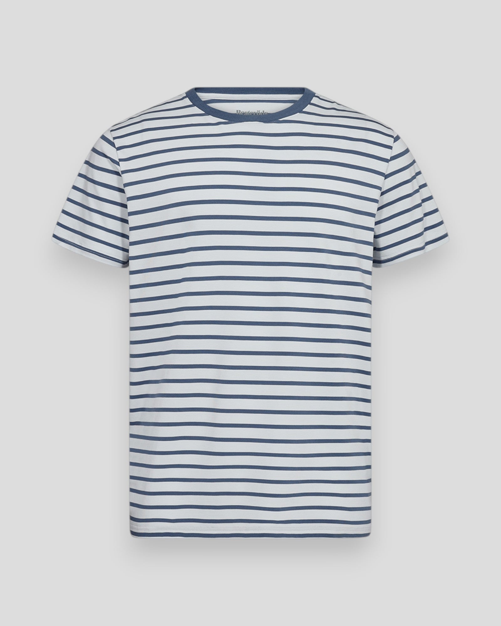 Resteröds Bamboo Tee - Blue Stripes