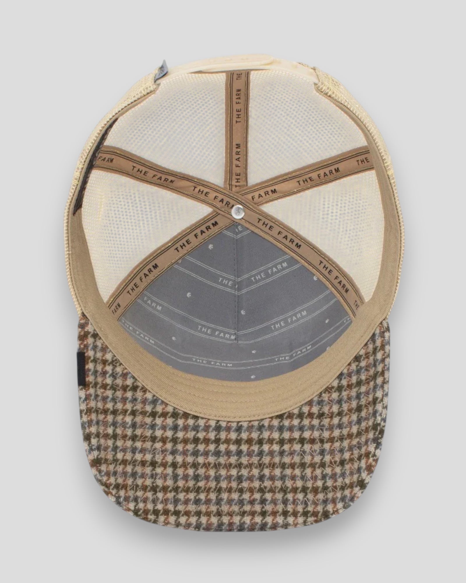 Lodge King Trucker Cap - Olive/Plaid