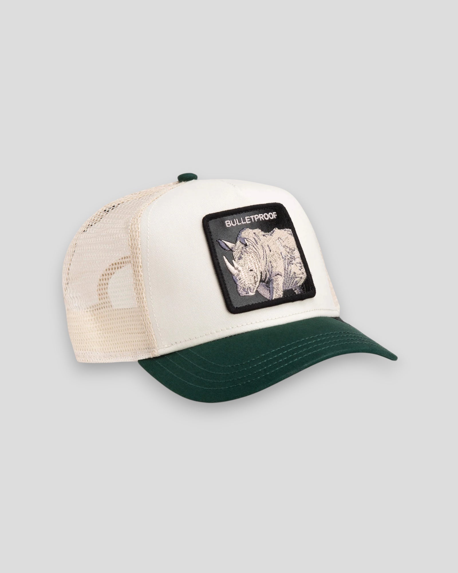 Bulletproof Trucker Cap - Chalk/Guard Green
