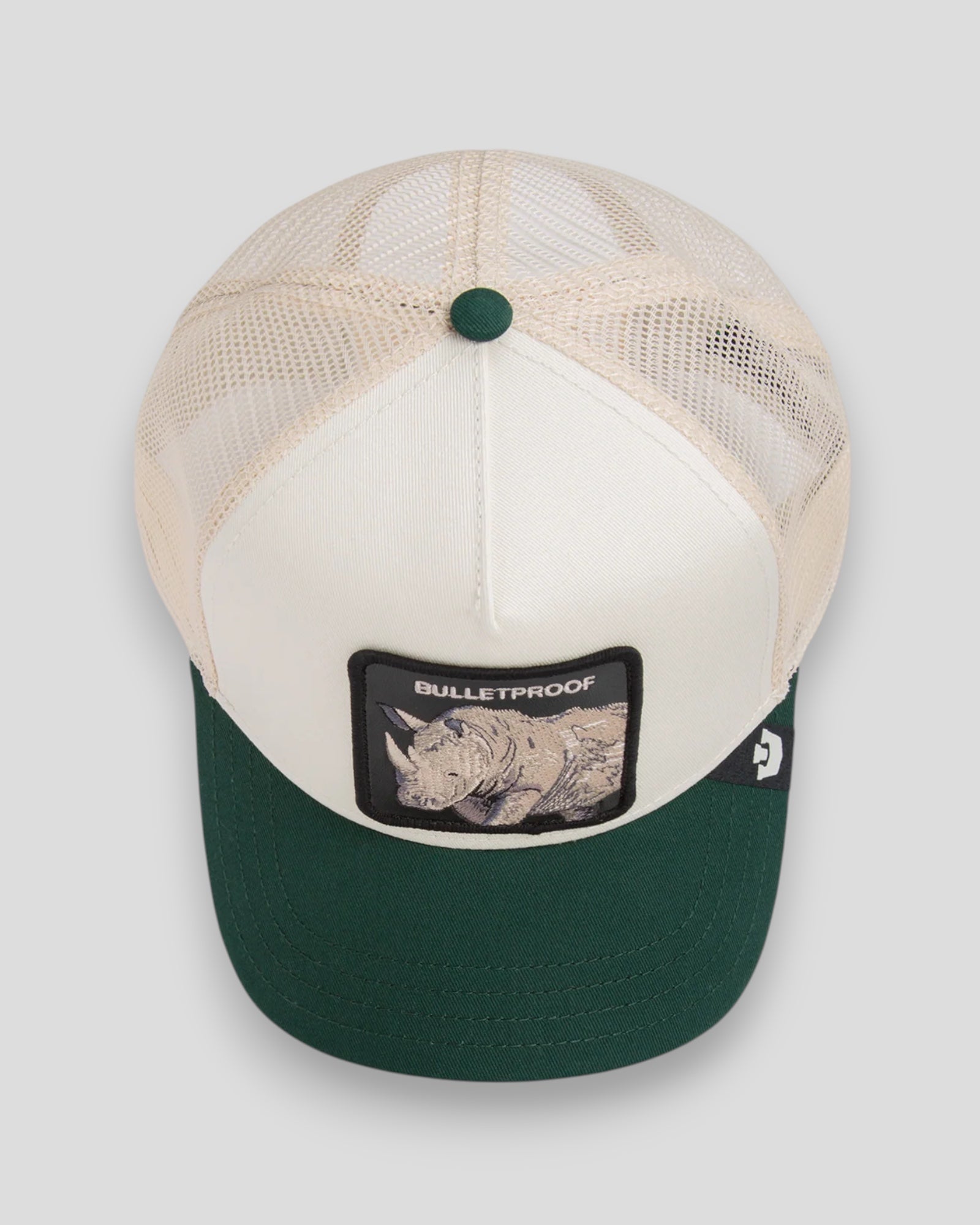 Bulletproof Trucker Cap - Chalk/Guard Green