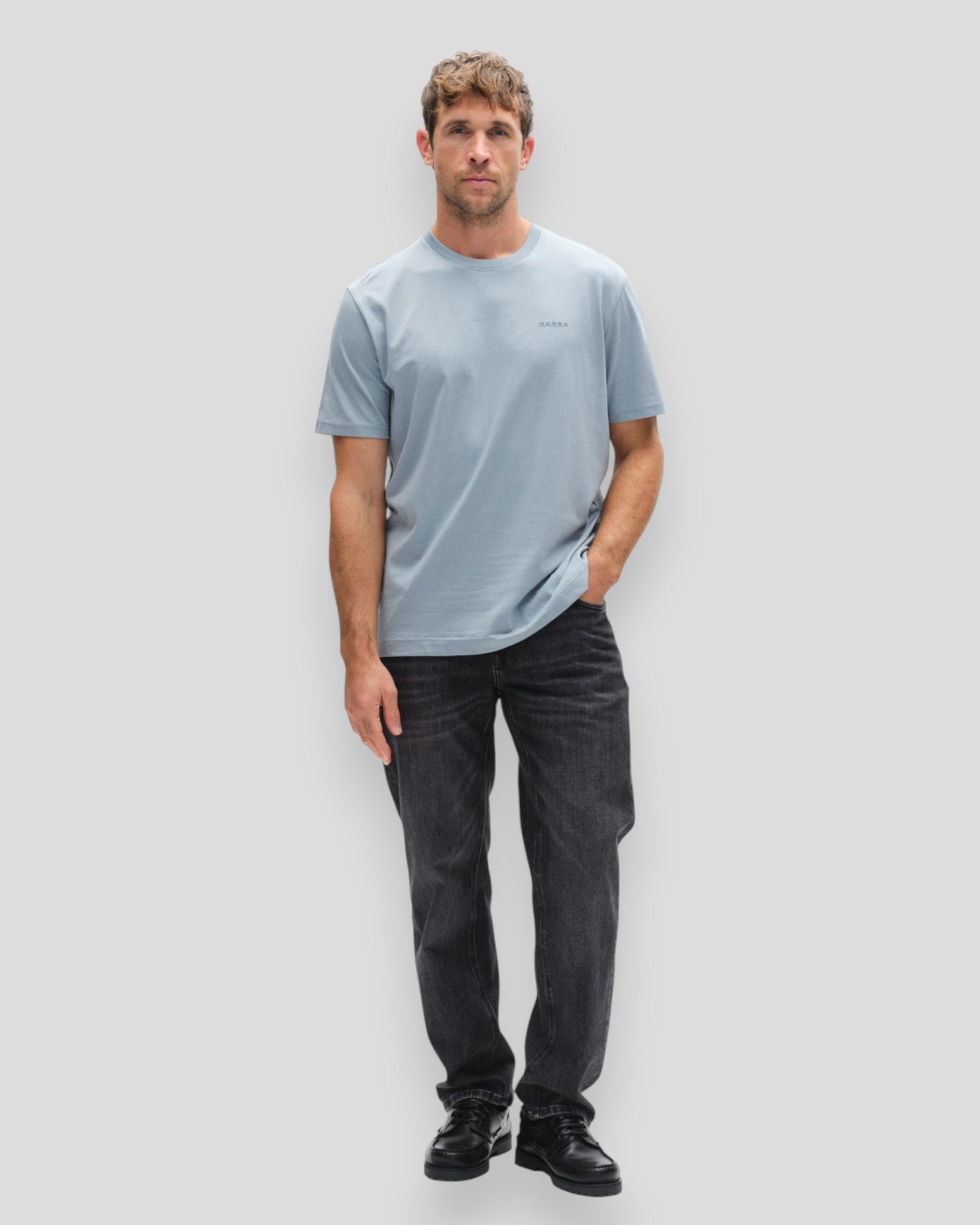 Dune Logo SS Gots - Light Blue