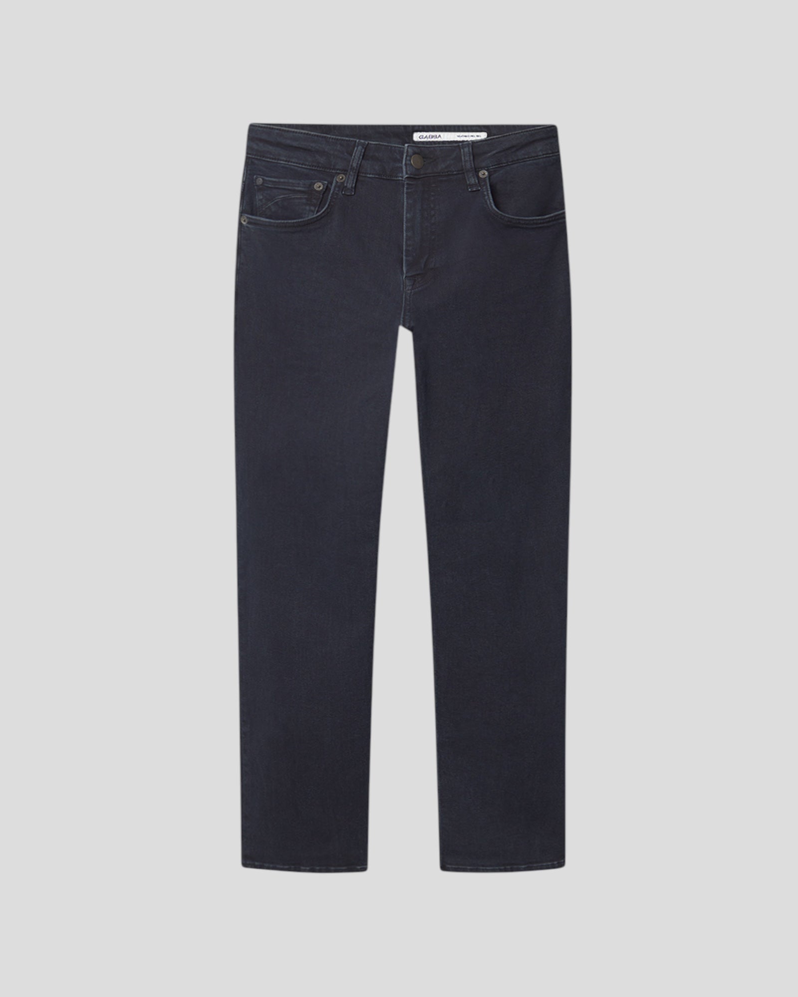 Gabba Marc Panter Regular Jeans i mørkeblå denim, vises med klassisk pasform og synlige syninger.