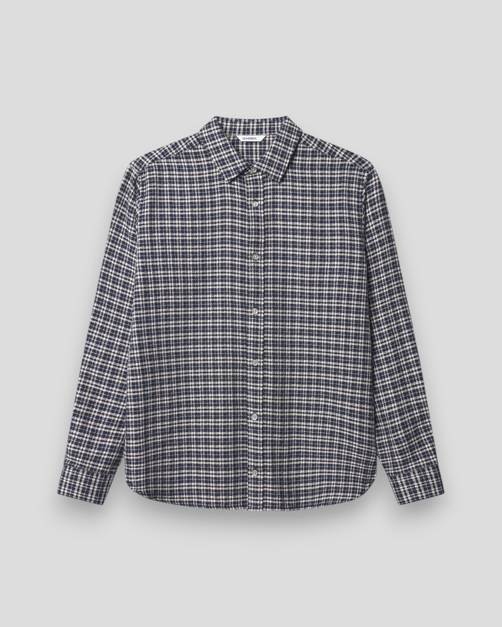 Sven Regular TX LS Shirt - Blue Check