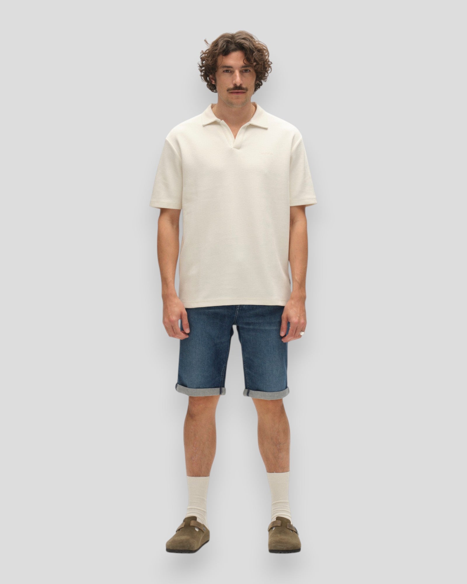 Markus Derby Shorts - Denim Wash
