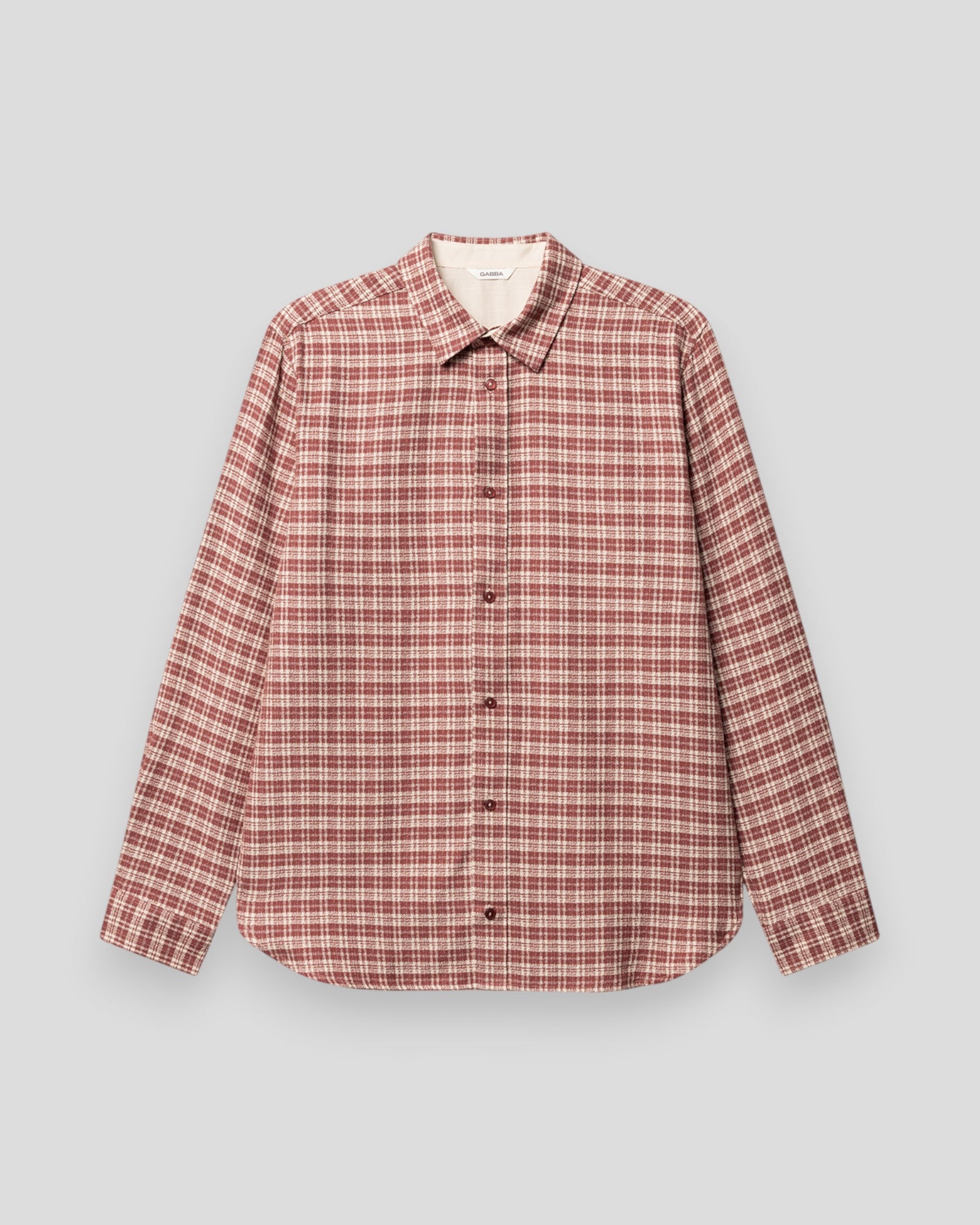 Sven Regular TX LS Shirt - Brick Red