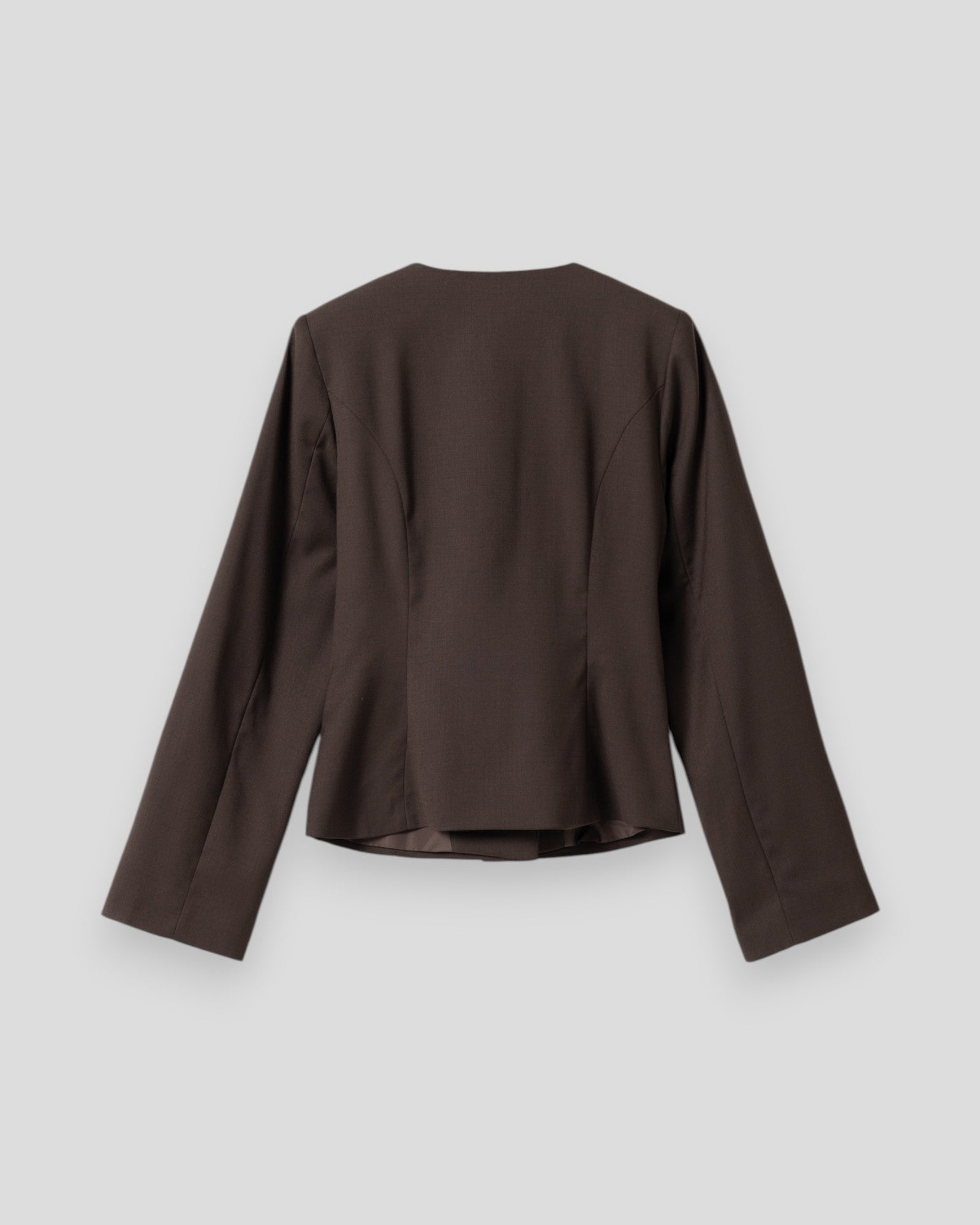 N-Kasaundra LS Blazer - Chocolate