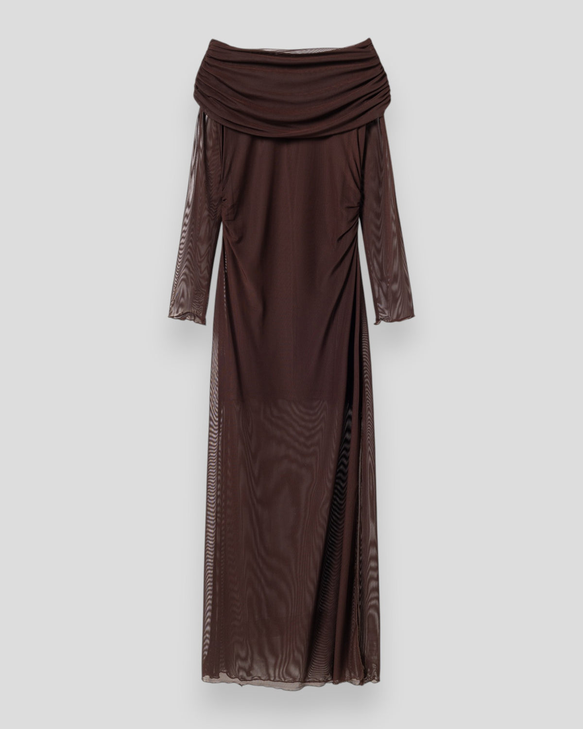 N-Melani LS Dress - Dark Chocolate