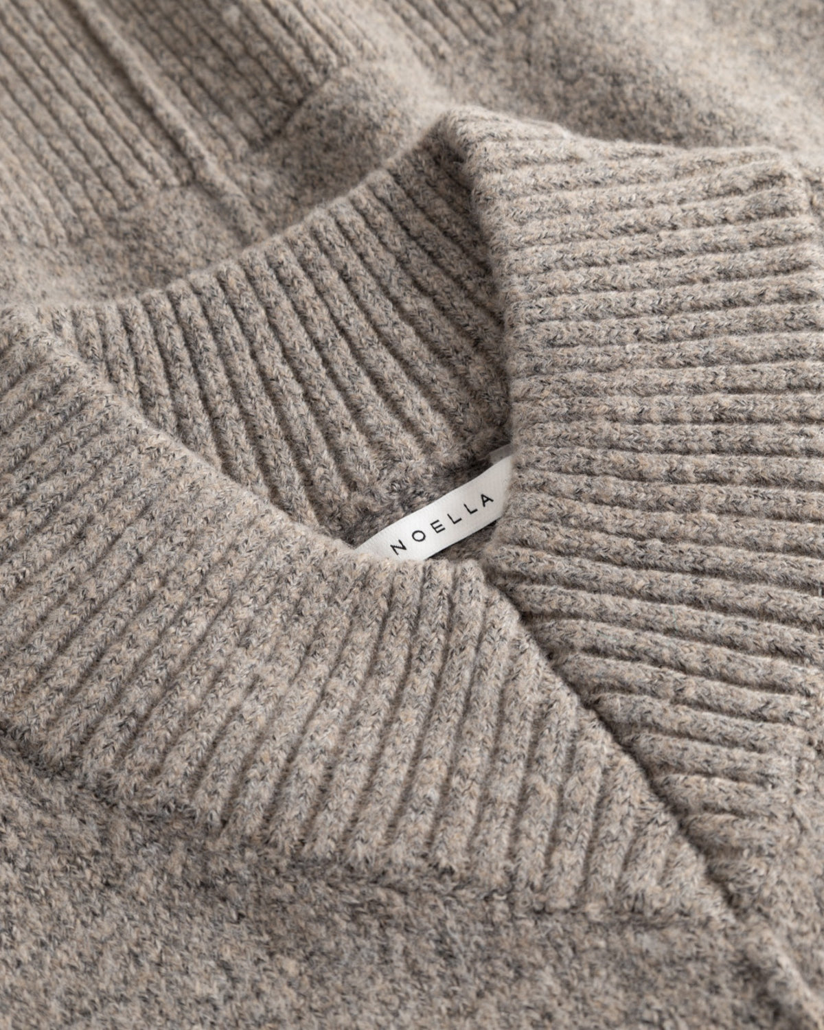 N-Maidie Knit - Dark Sand Melange