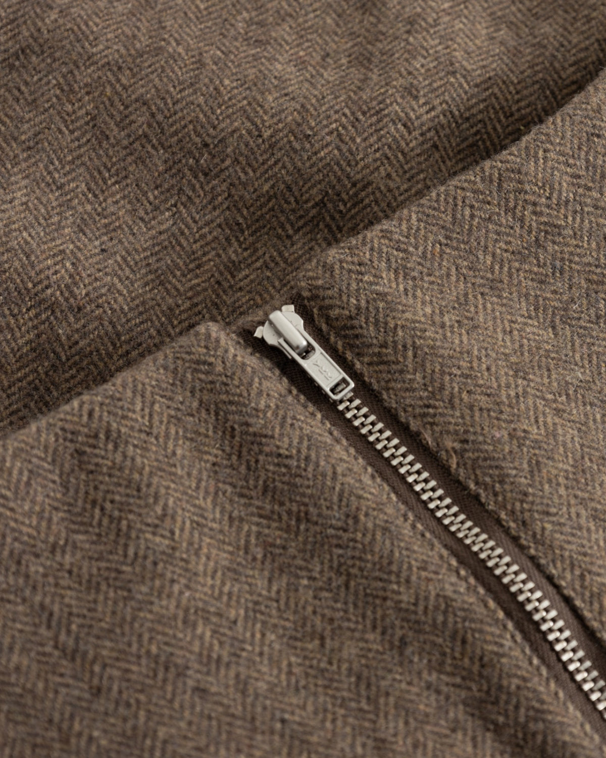N-Maybelle Skirt - Brown Herringbone
