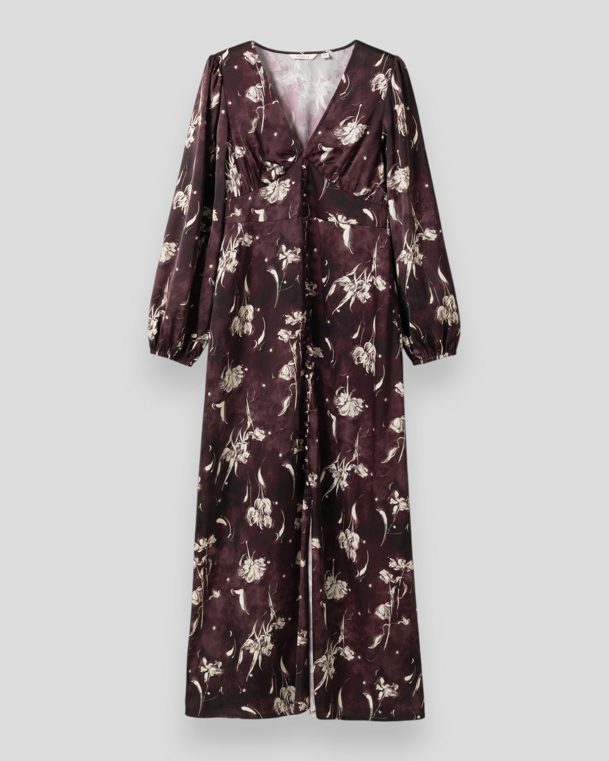 N-Lilith Maxi Dress - Dovie Burgundy Print