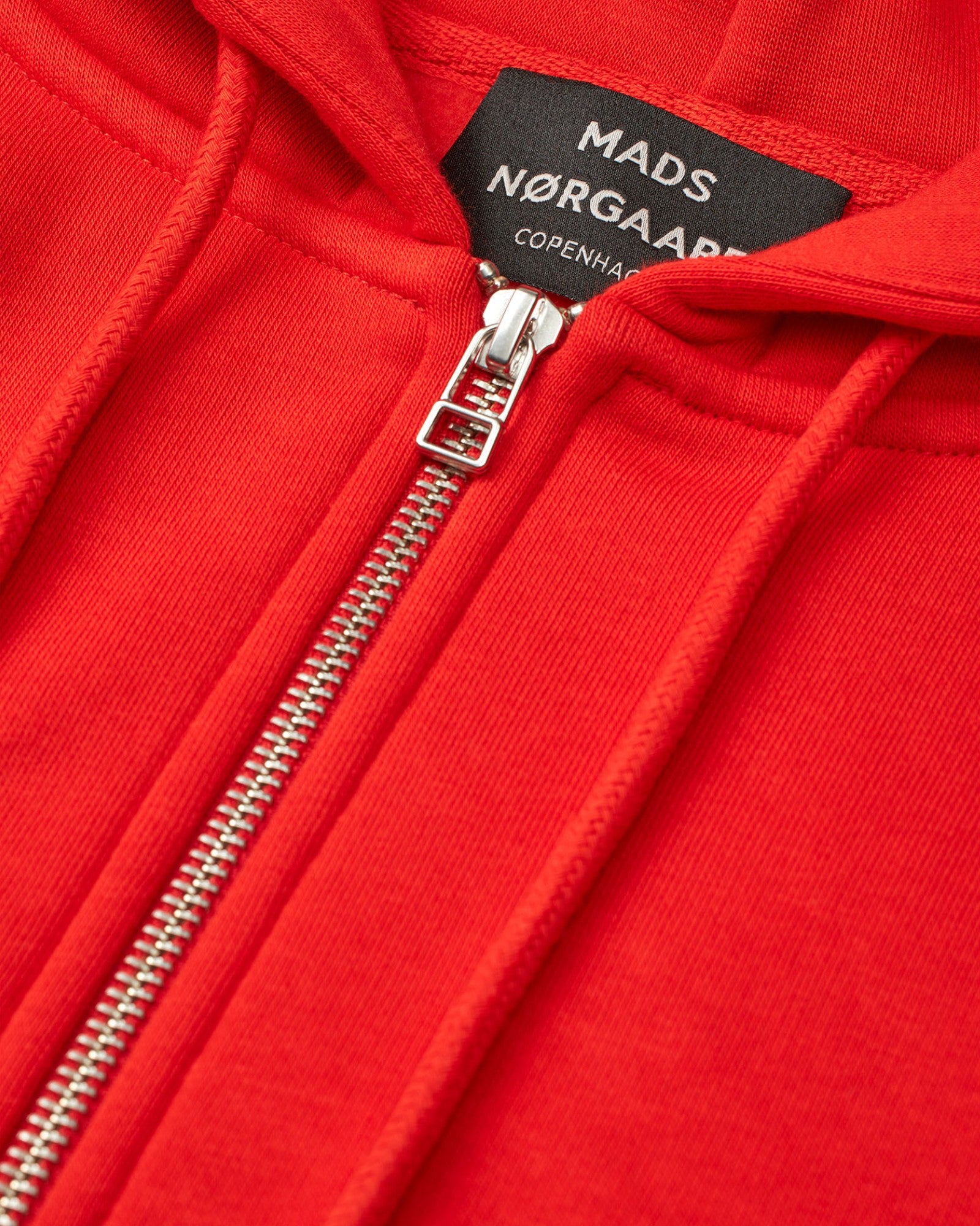Standard Luka Hoodie Zip Sweat - Fiery Red
