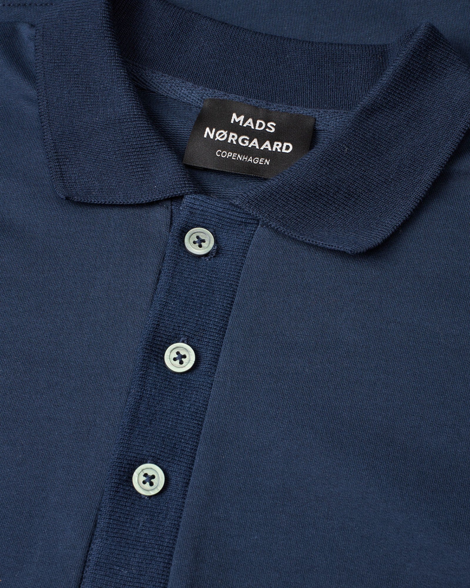 Light Terry Polo Sweat - Sky Captain