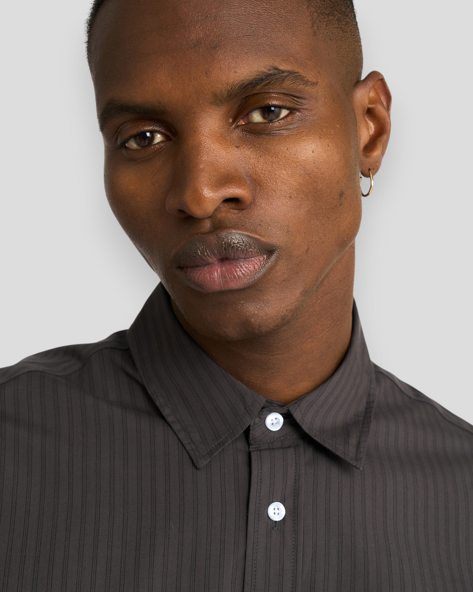 Chris Poplin Shirt - Grey