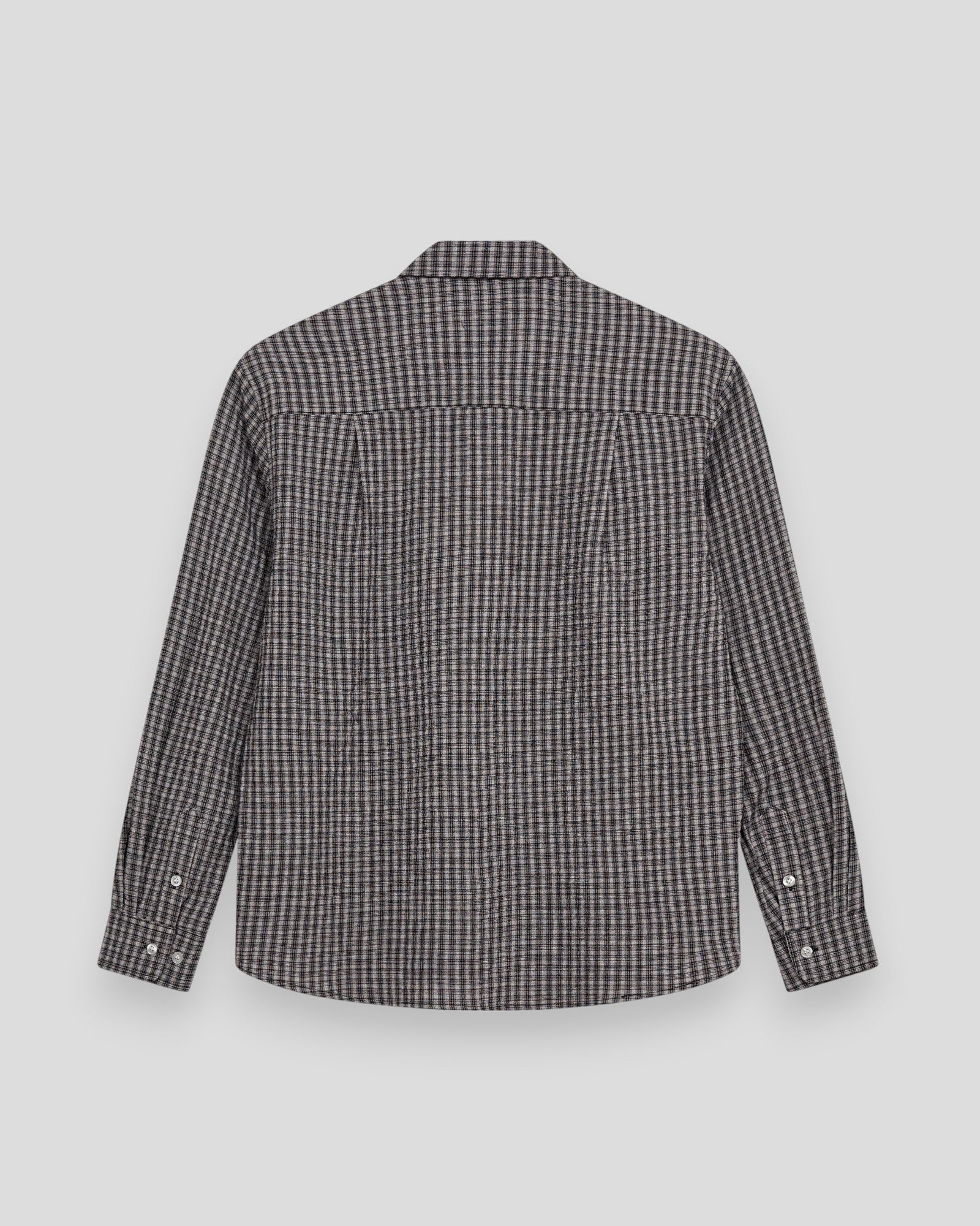 Tai Checked Shirt - Grey