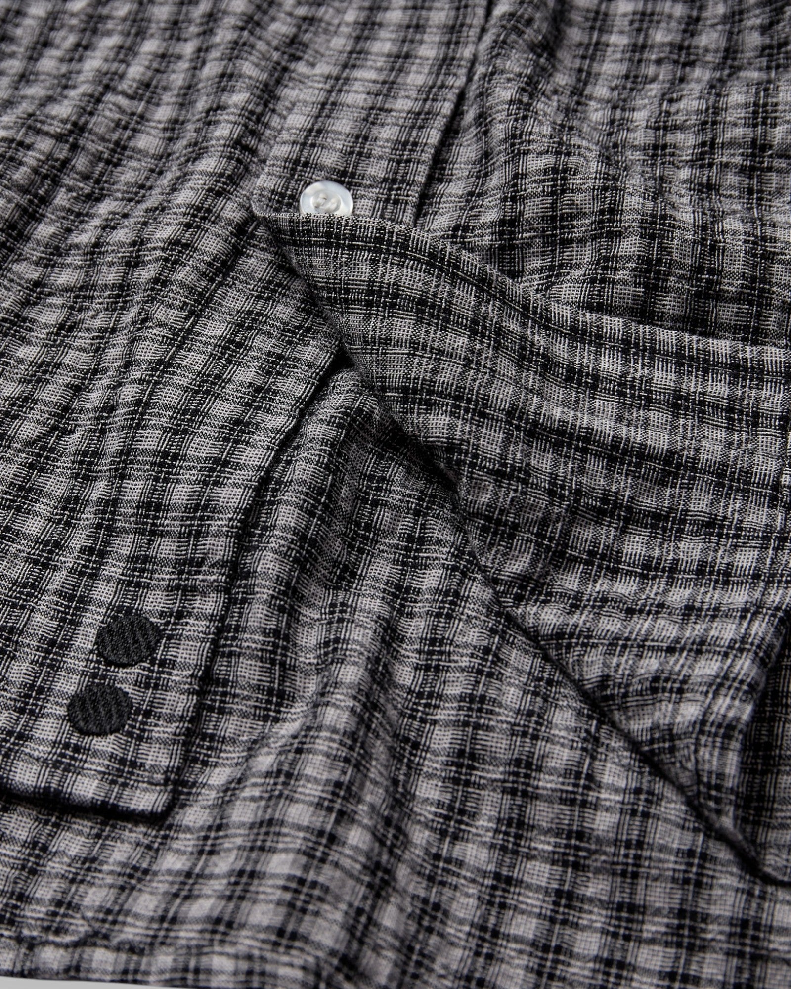 Tai Checked Shirt - Grey