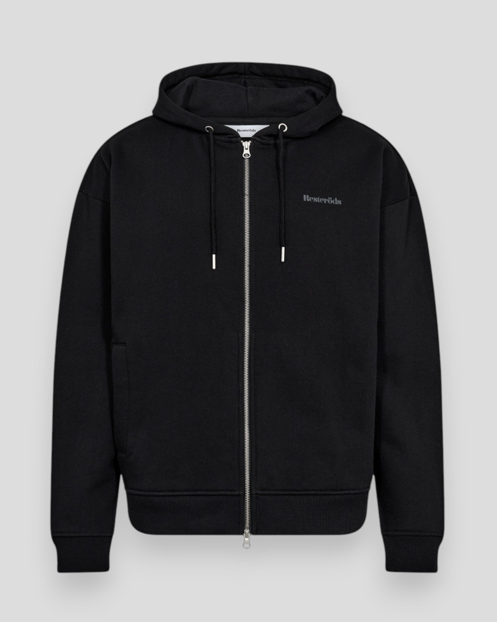Rick Hoodie Zip - Black