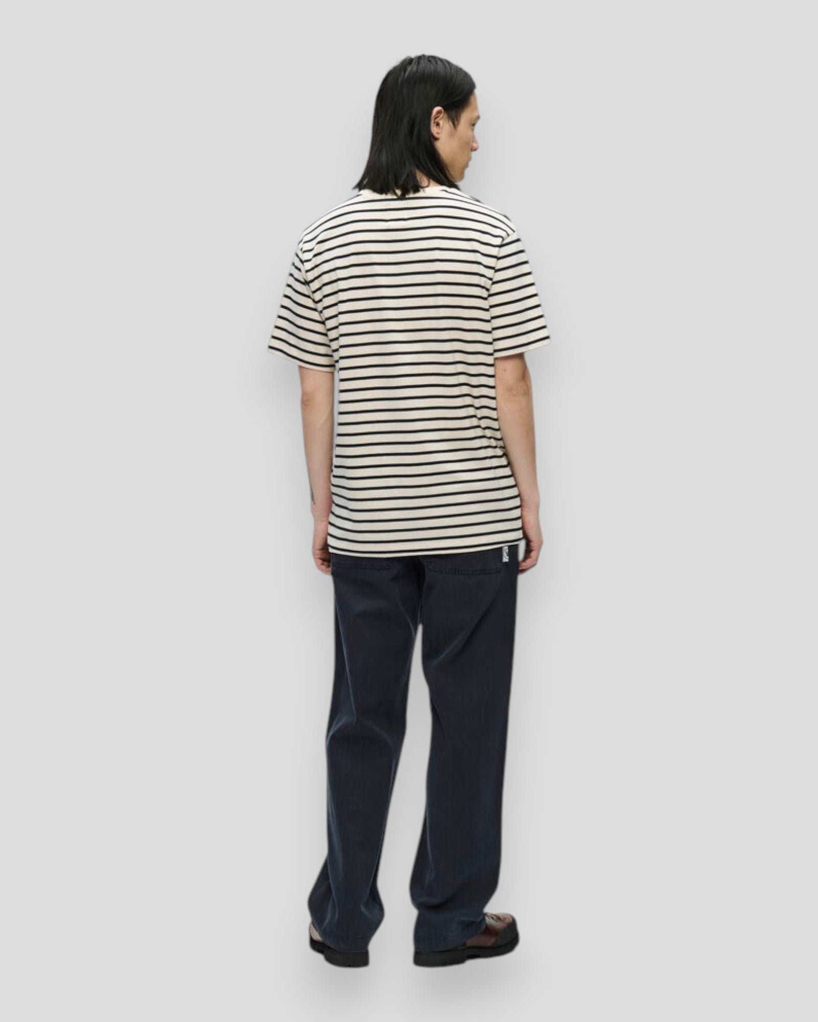 Ace Stripe Tee - Black Beauty
