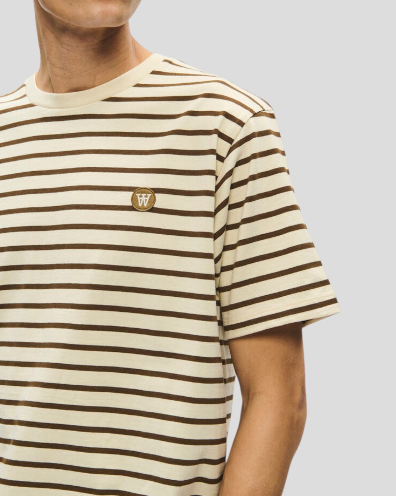 Ace Stripe Tee - Desert Palm