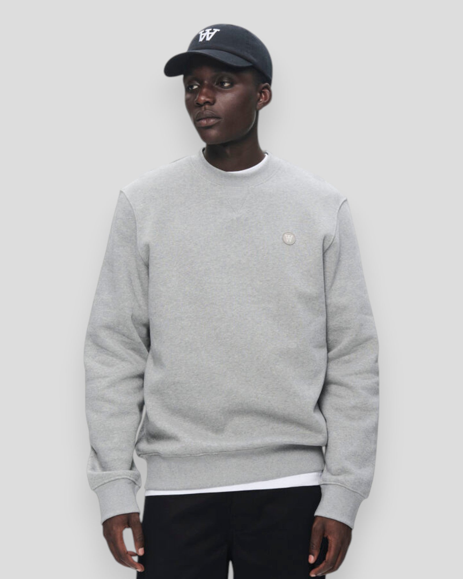Tye Sweatshirt - Light Melange Grey