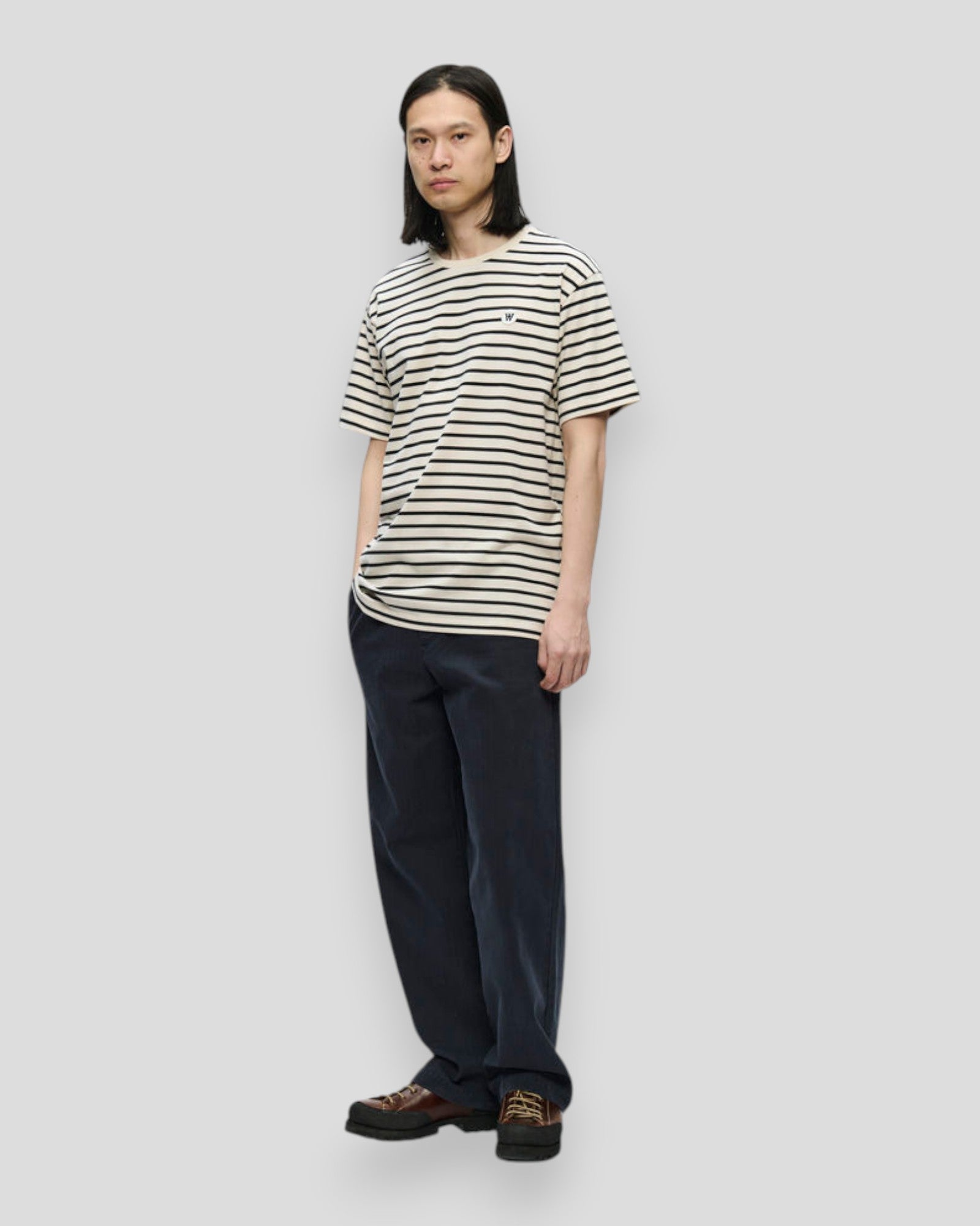 Ace Stripe Tee - Black Beauty