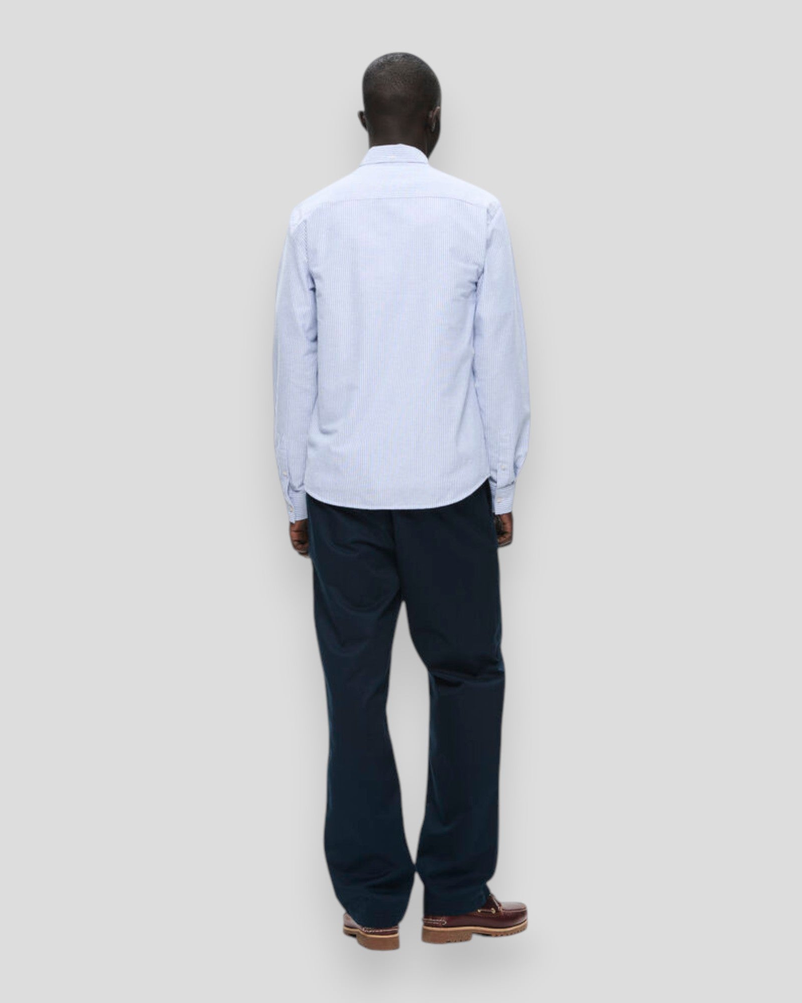 Adam Shirt - Blue + White Stripe