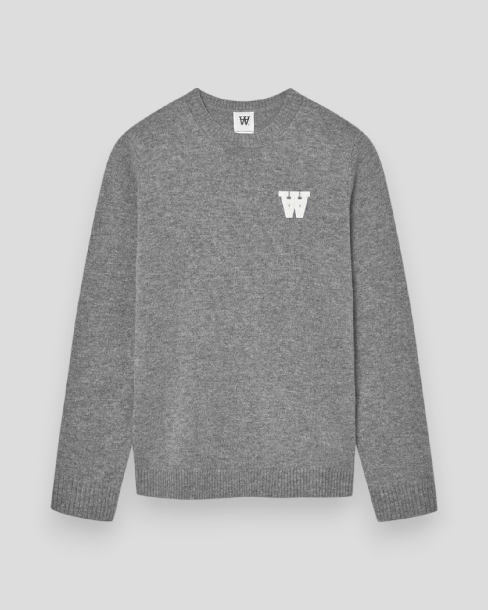 Tay L Pullover - Light Melange Grey
