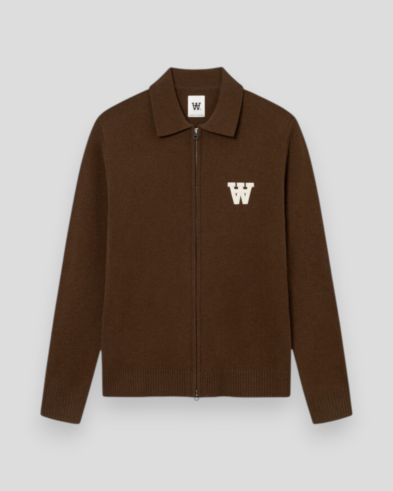 Tay Zipper Cardigan - Desert Palm