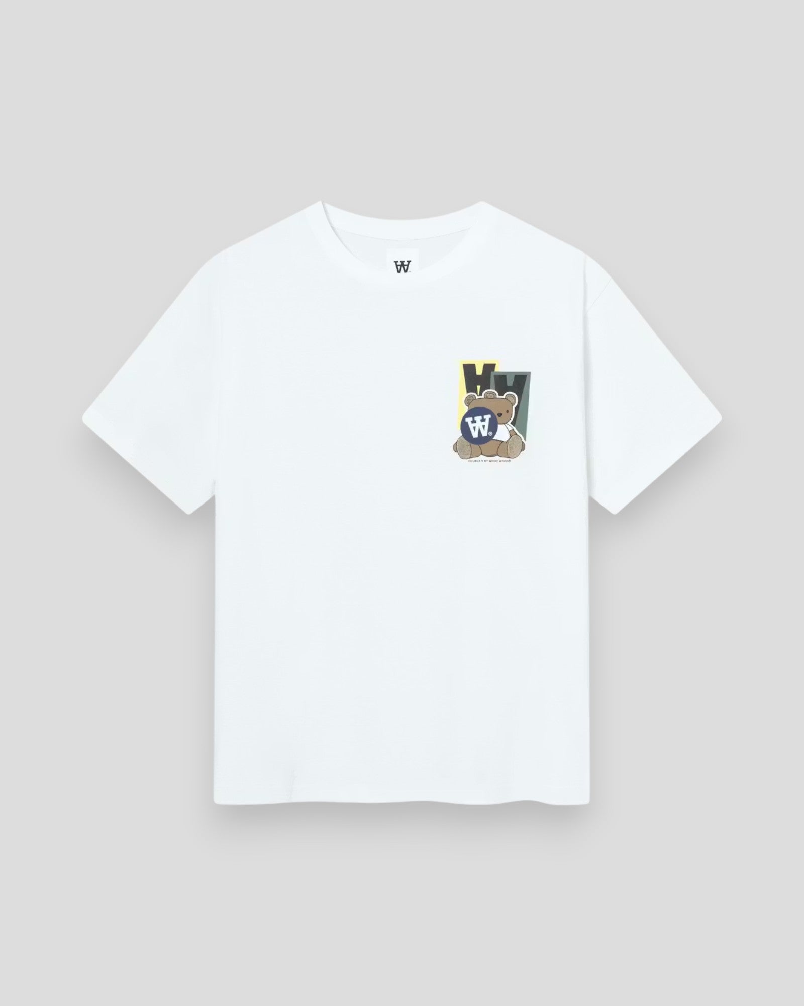 Liam Tee Stickers - Bright White
