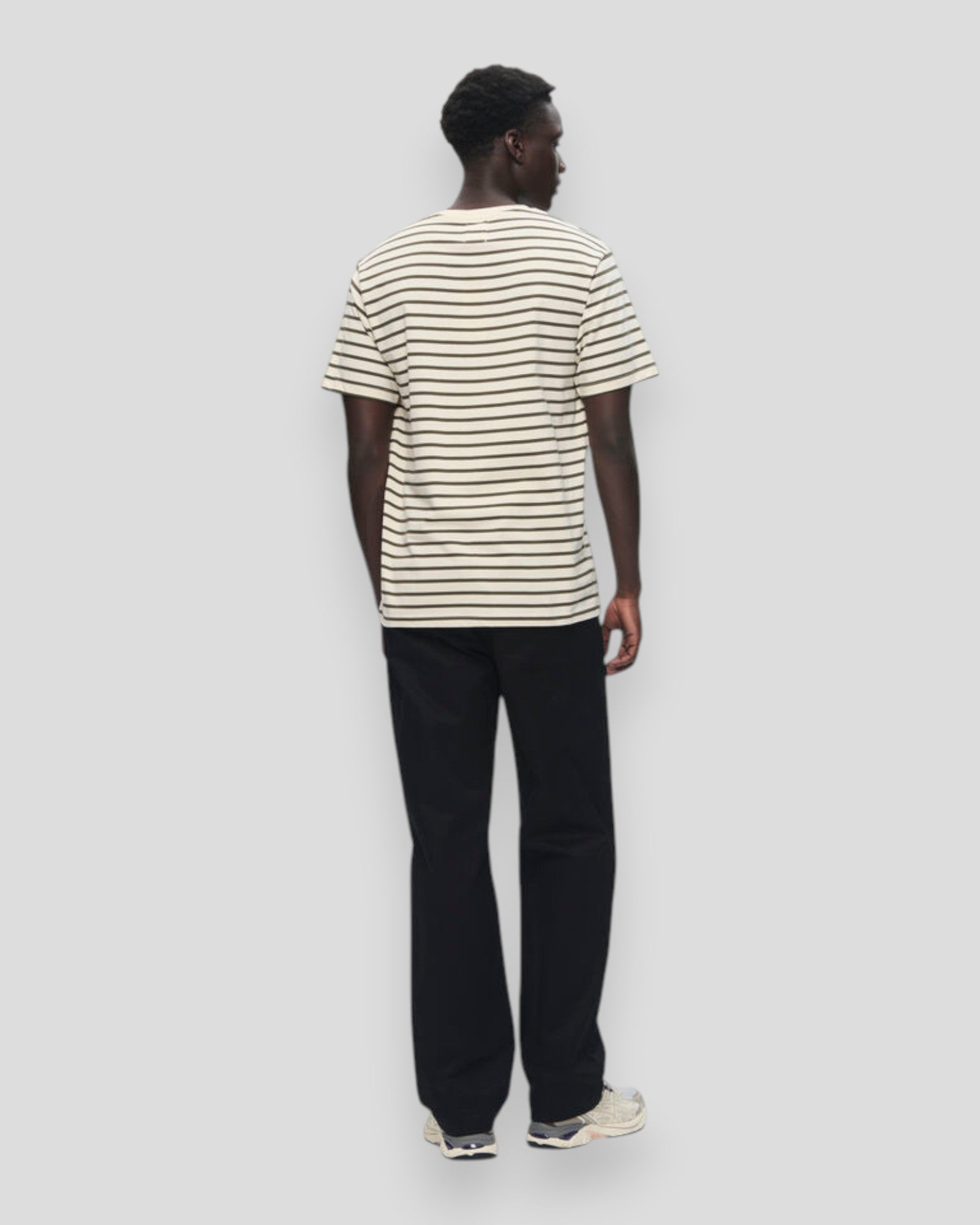 Ace Stripe Tee - Grape Leaf