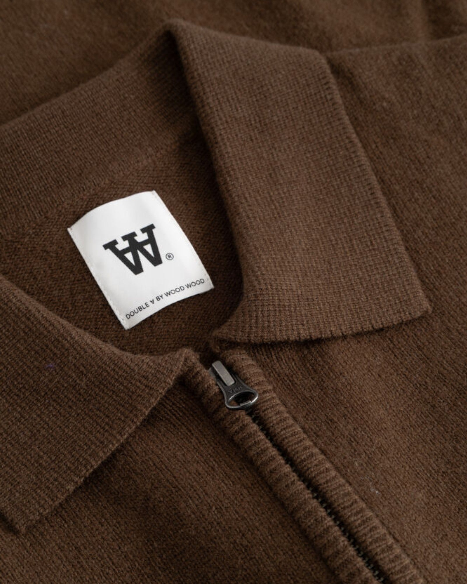 Tay Zipper Cardigan - Desert Palm