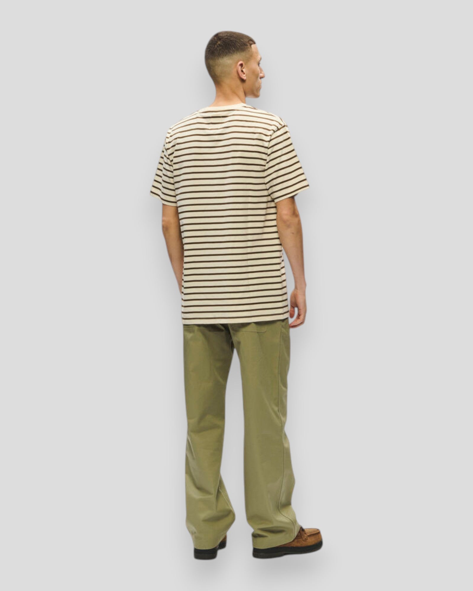 Ace Stripe Tee - Desert Palm