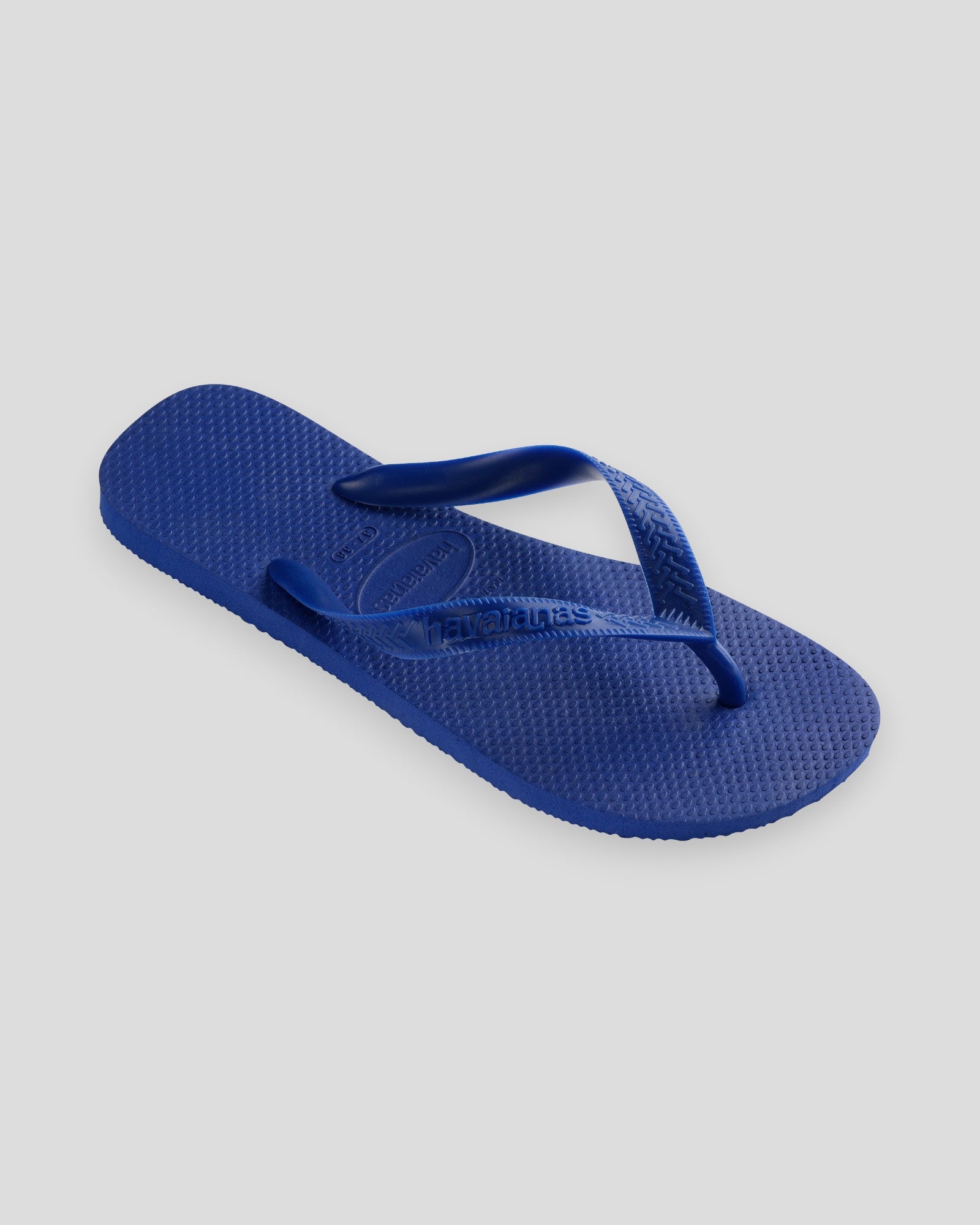 Hav. Top 2711 Marine Blue damesandaler fra Havaianas med blåt gummimateriale og justerbar rem.