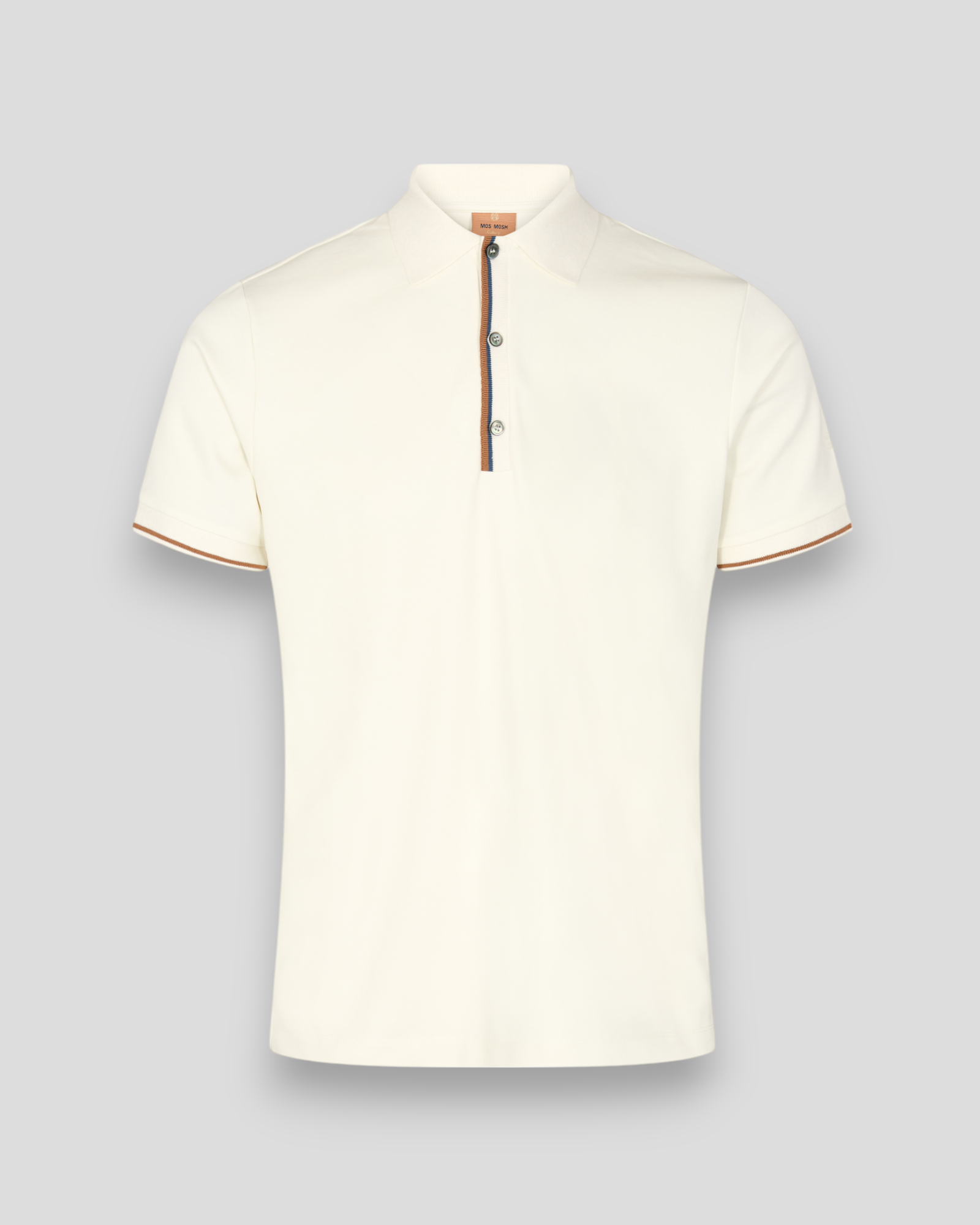 Harvey Polo SS Tee - Offwhite