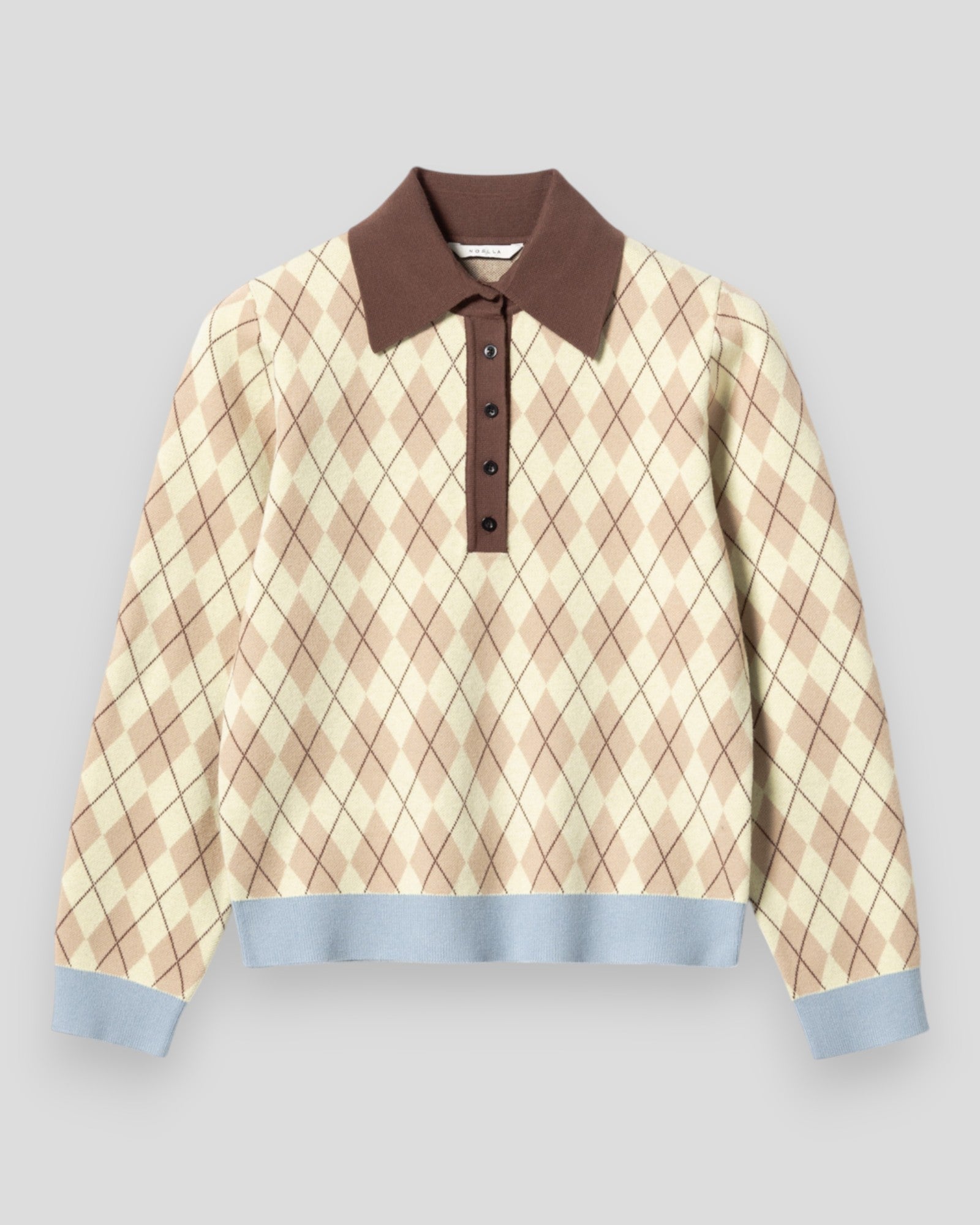 N-Makayla Knit - Diya Yellow Check