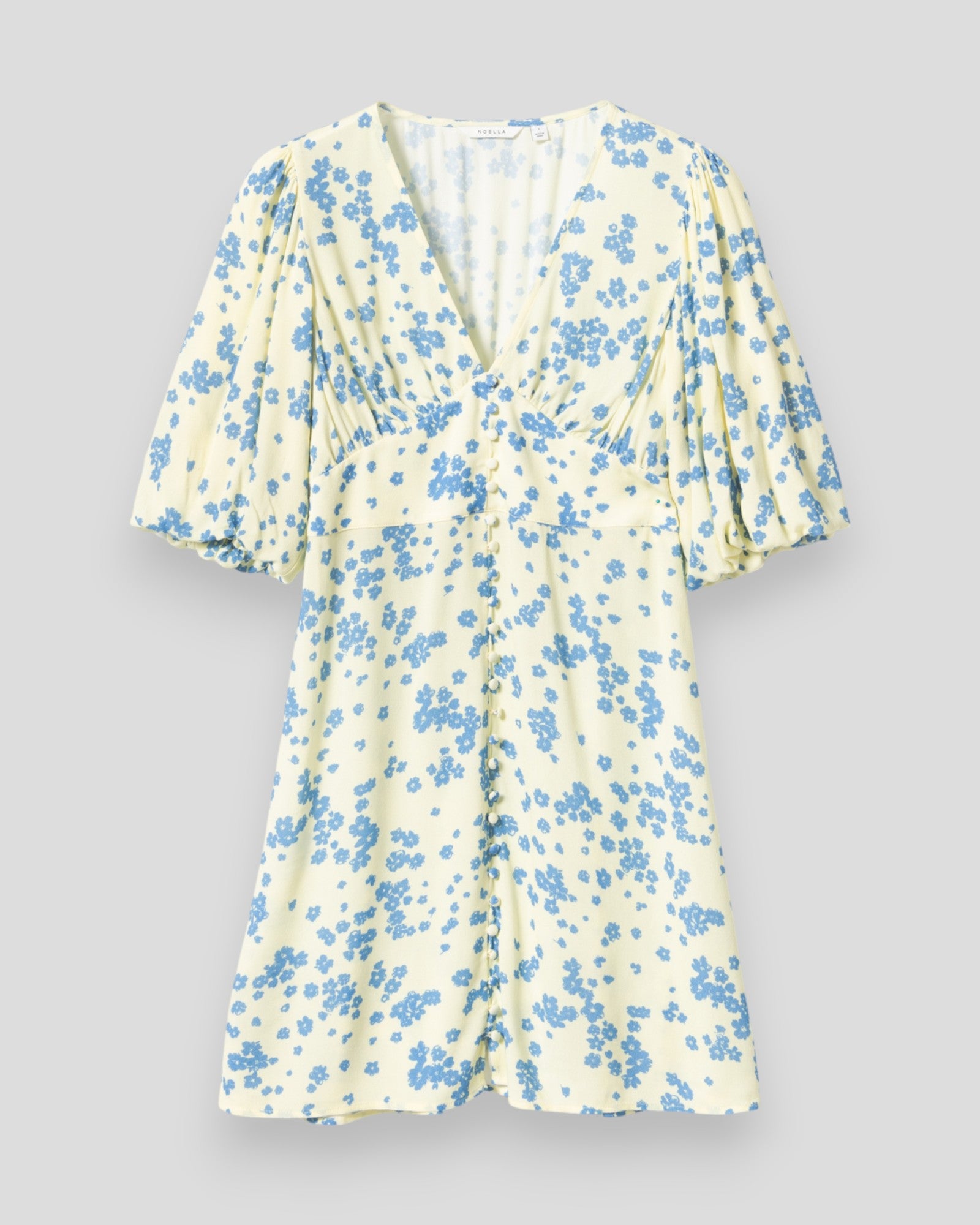 N-Lilliana Dress - Deja Yellow Print