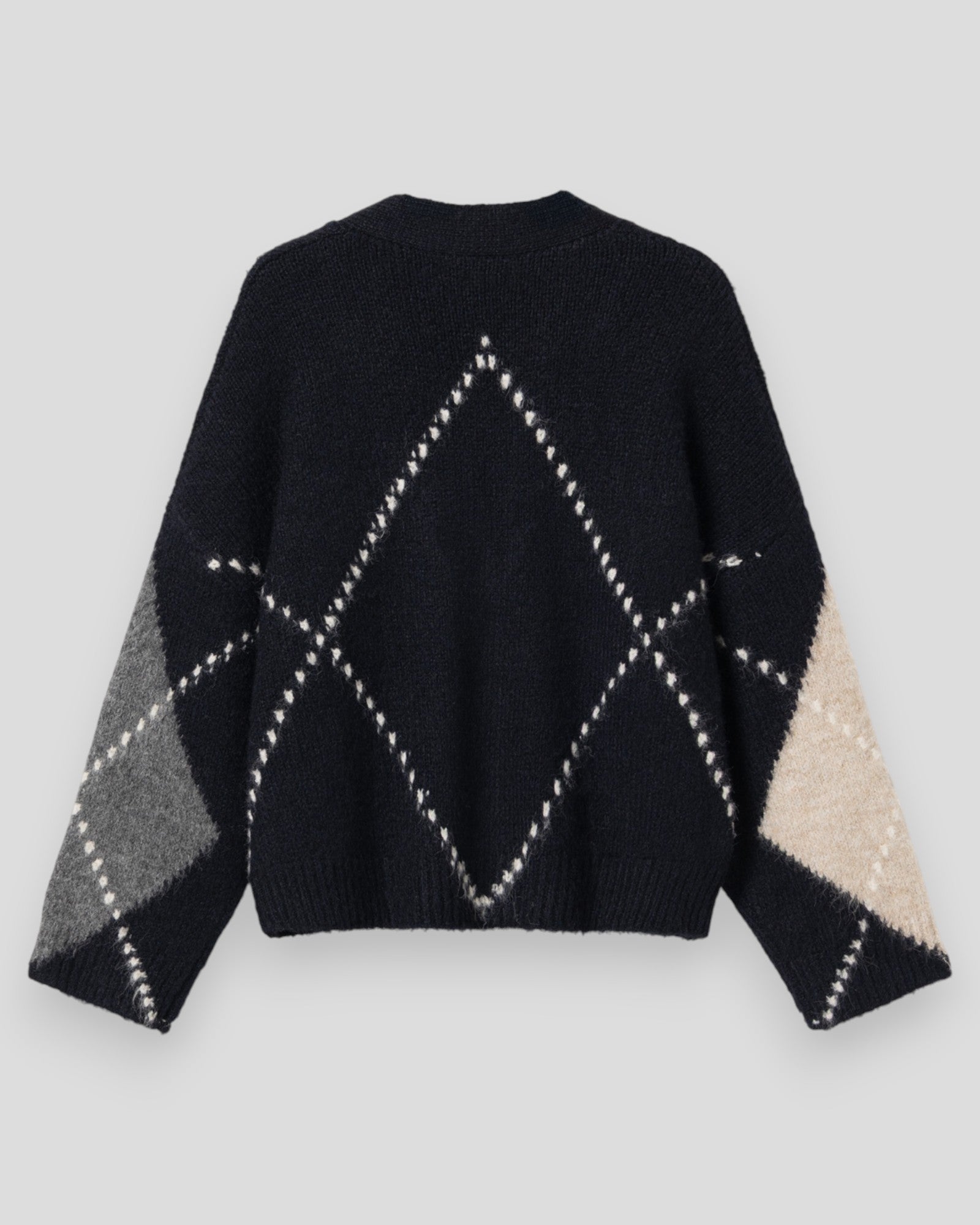 N-Laiana Knit Cardigan - Navy Mix