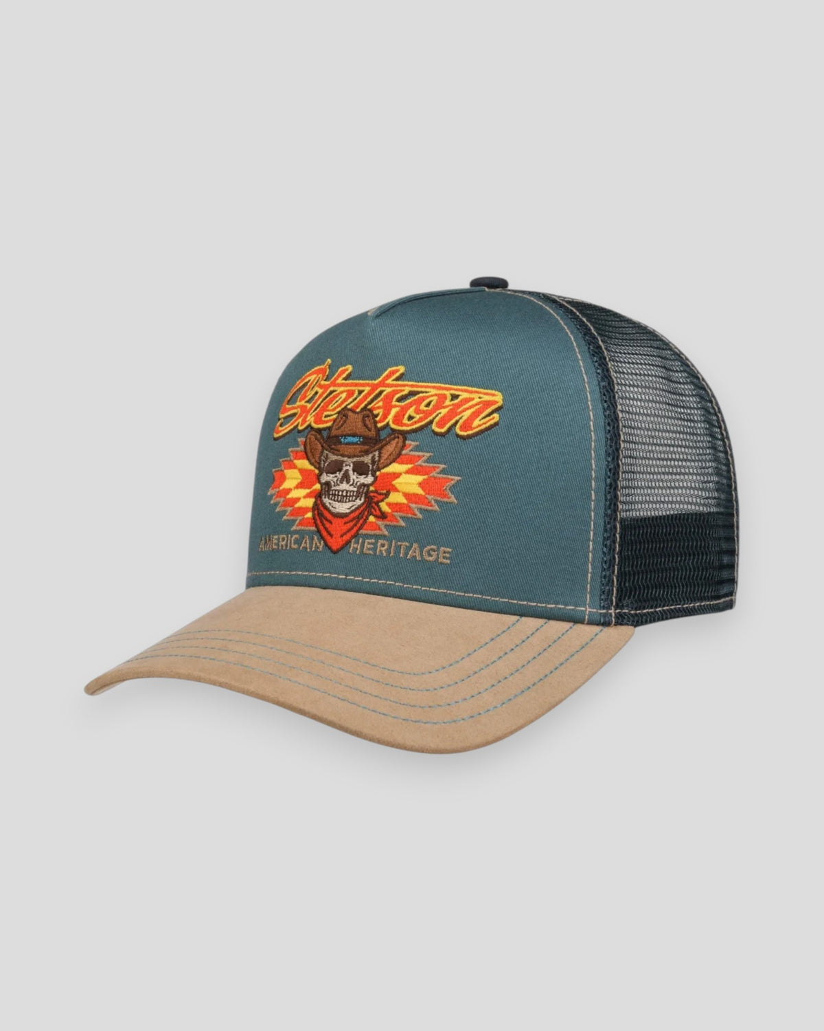 Trucker Cap Cowboy - Blue/Khaki