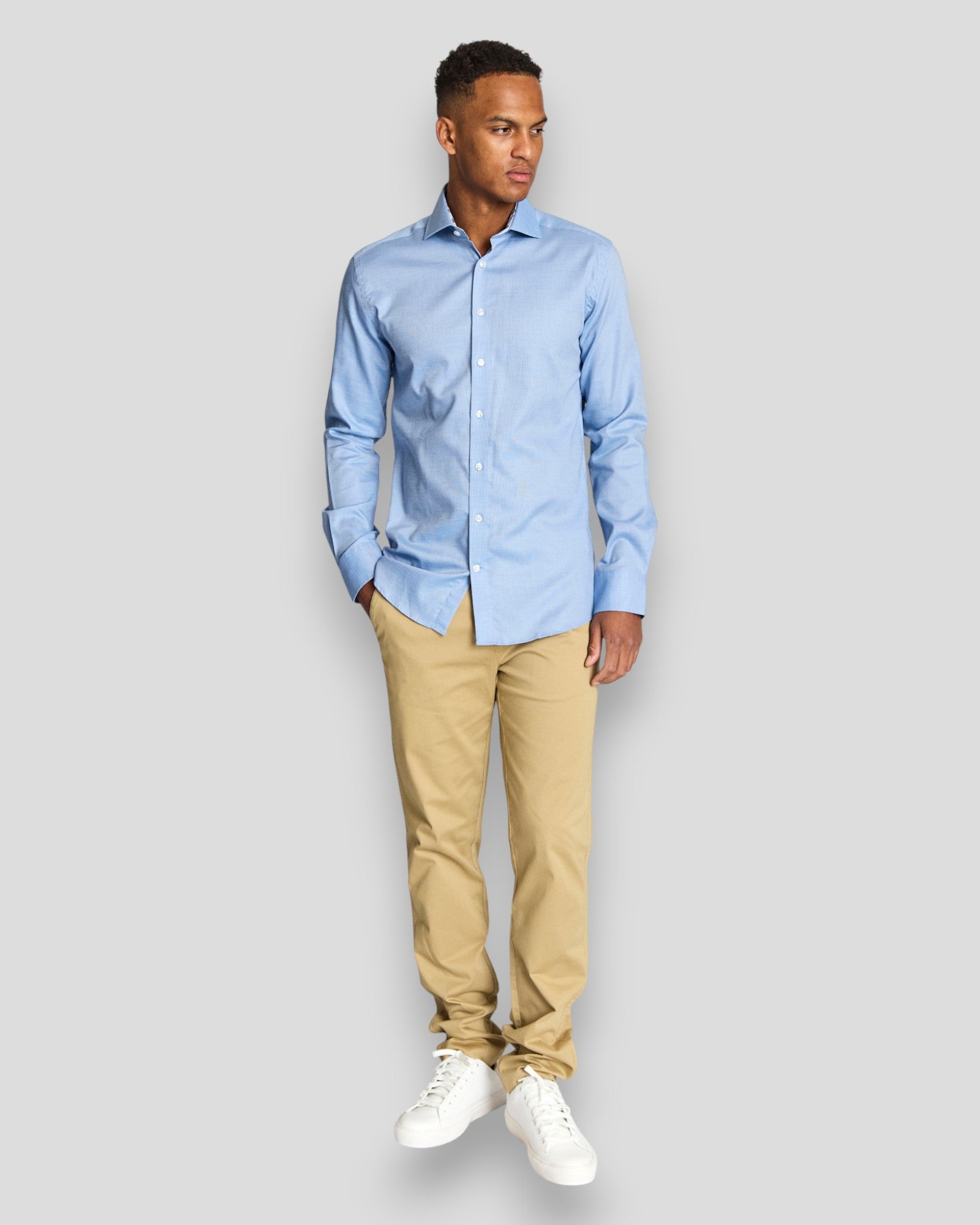 Gilberto Modern Fit Shirt - Blue