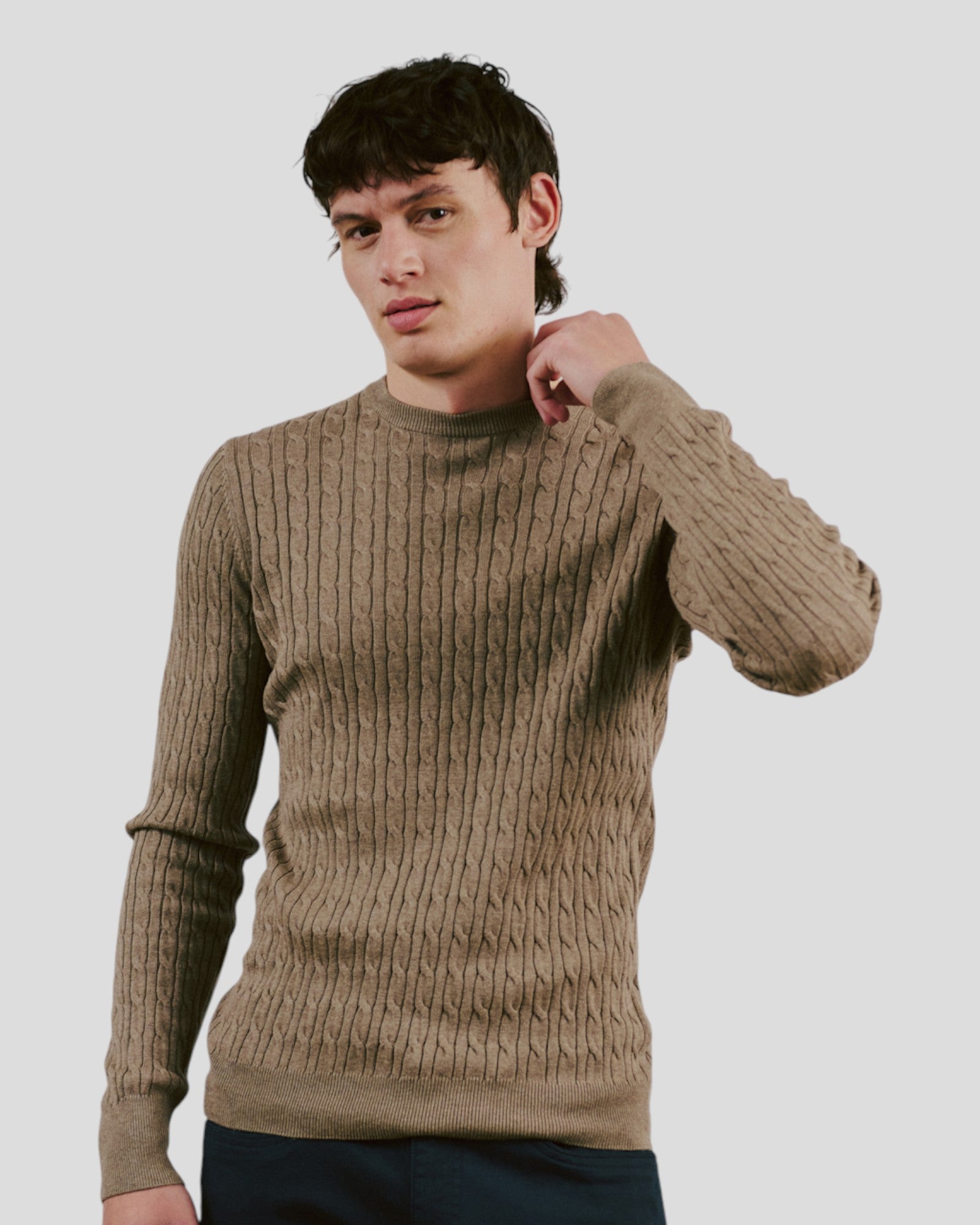 Guizchou Regular Fit Knitwear - Brown