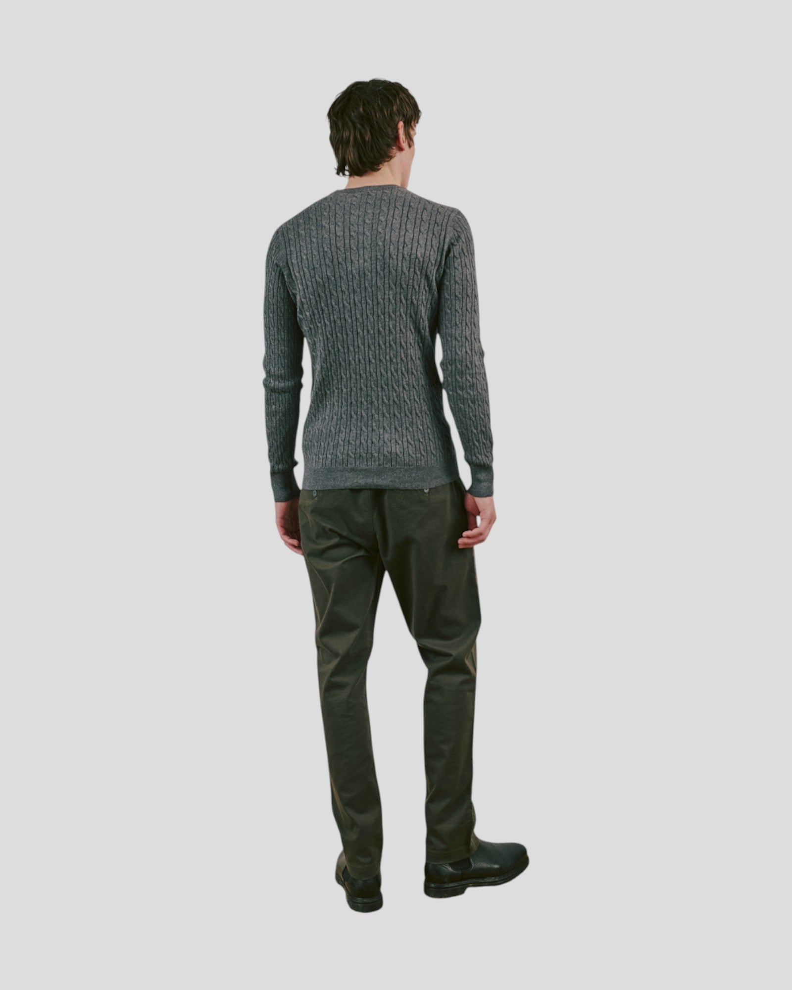 Guizchou Regular Fit Knitwear - Grey