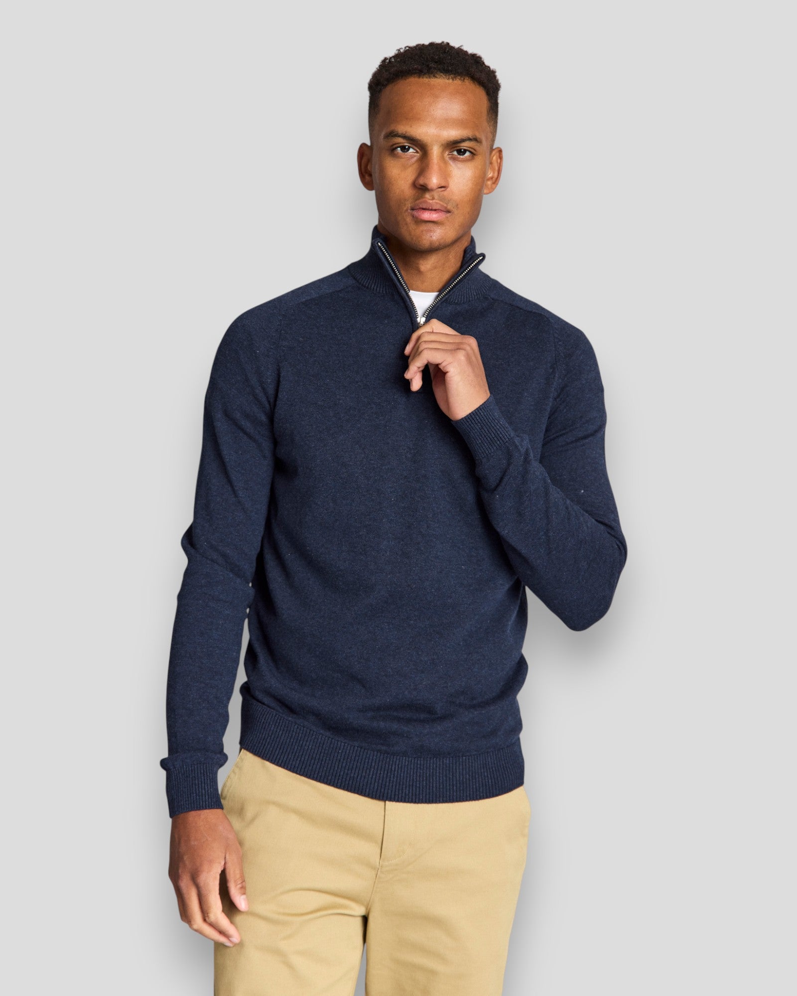 Ilario Regular Fit Knitwear - Thunder