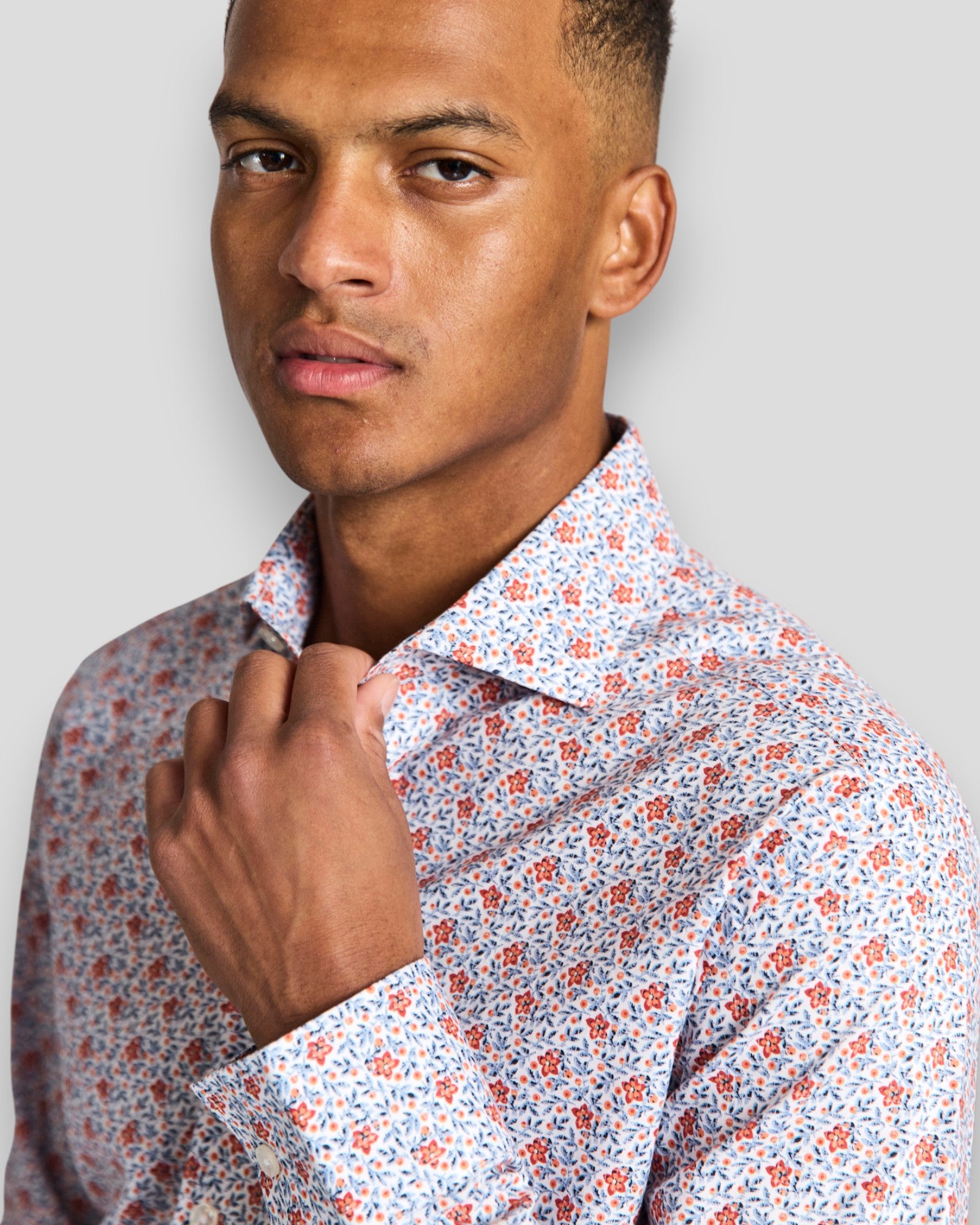 Jallouz Modern Fit Shirt - Orange