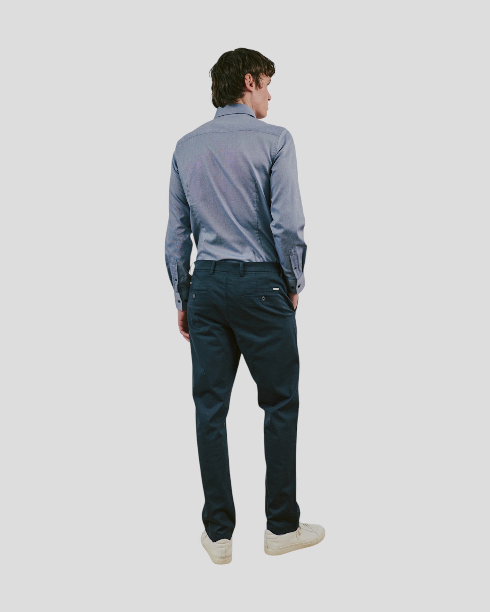 Jussi Modern Fit Shirt - Navy