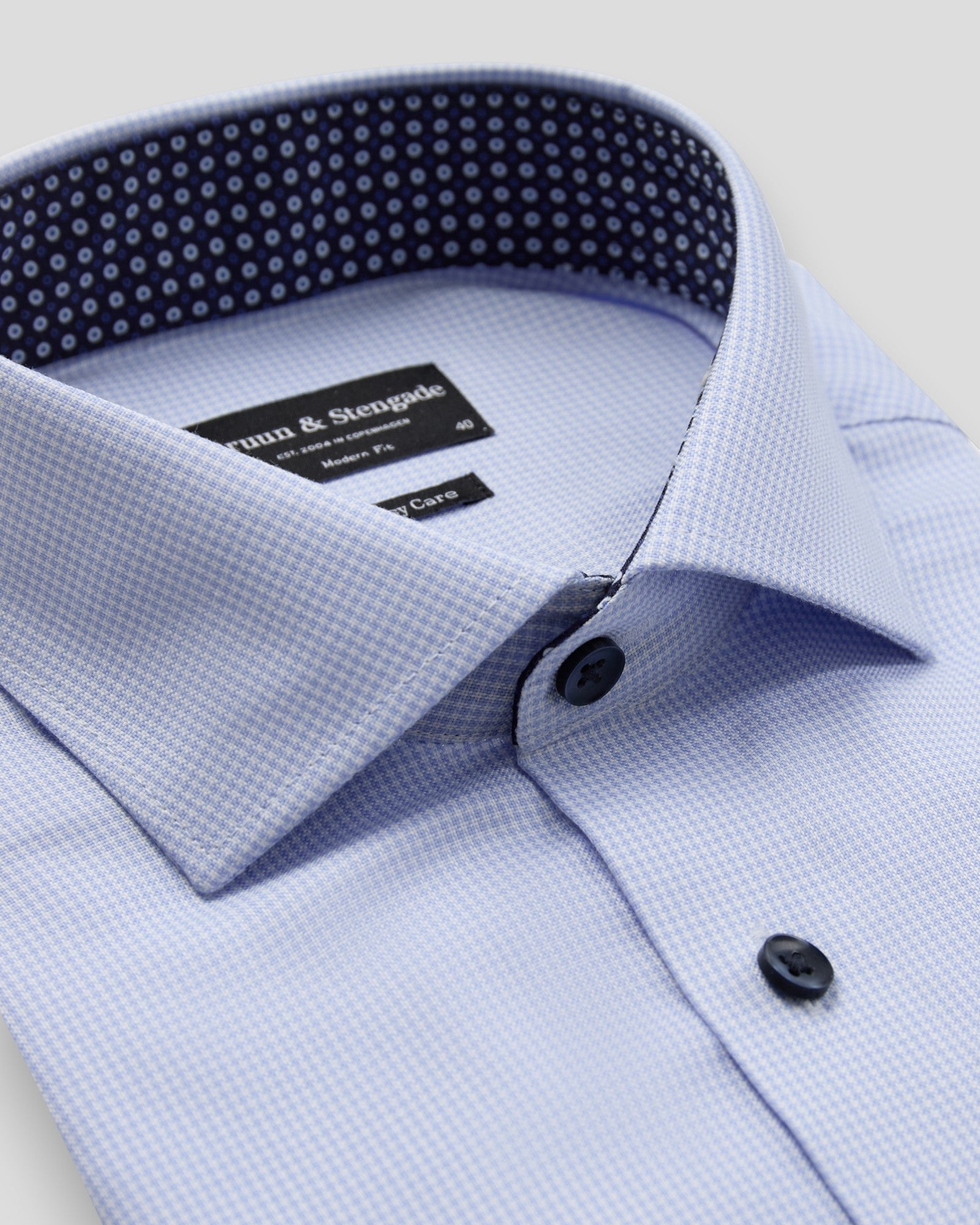 Langergren Modern Fit Shirt - Light Blue