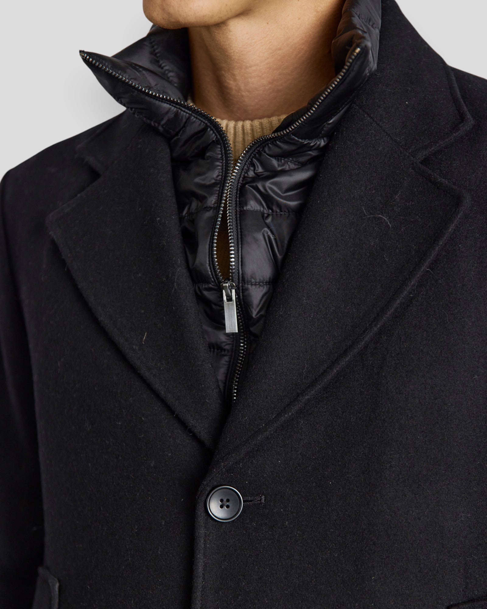 Northland Regular Fit Coat - Black