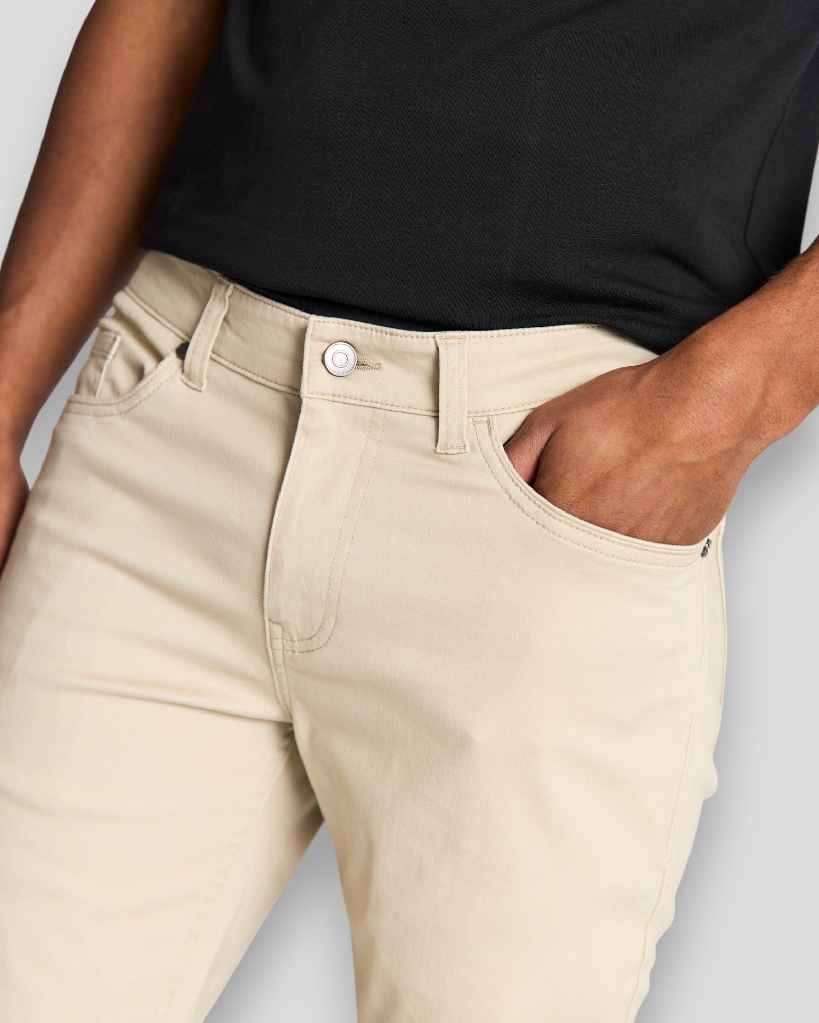 Pietro Regular Fit Jeans - Beige