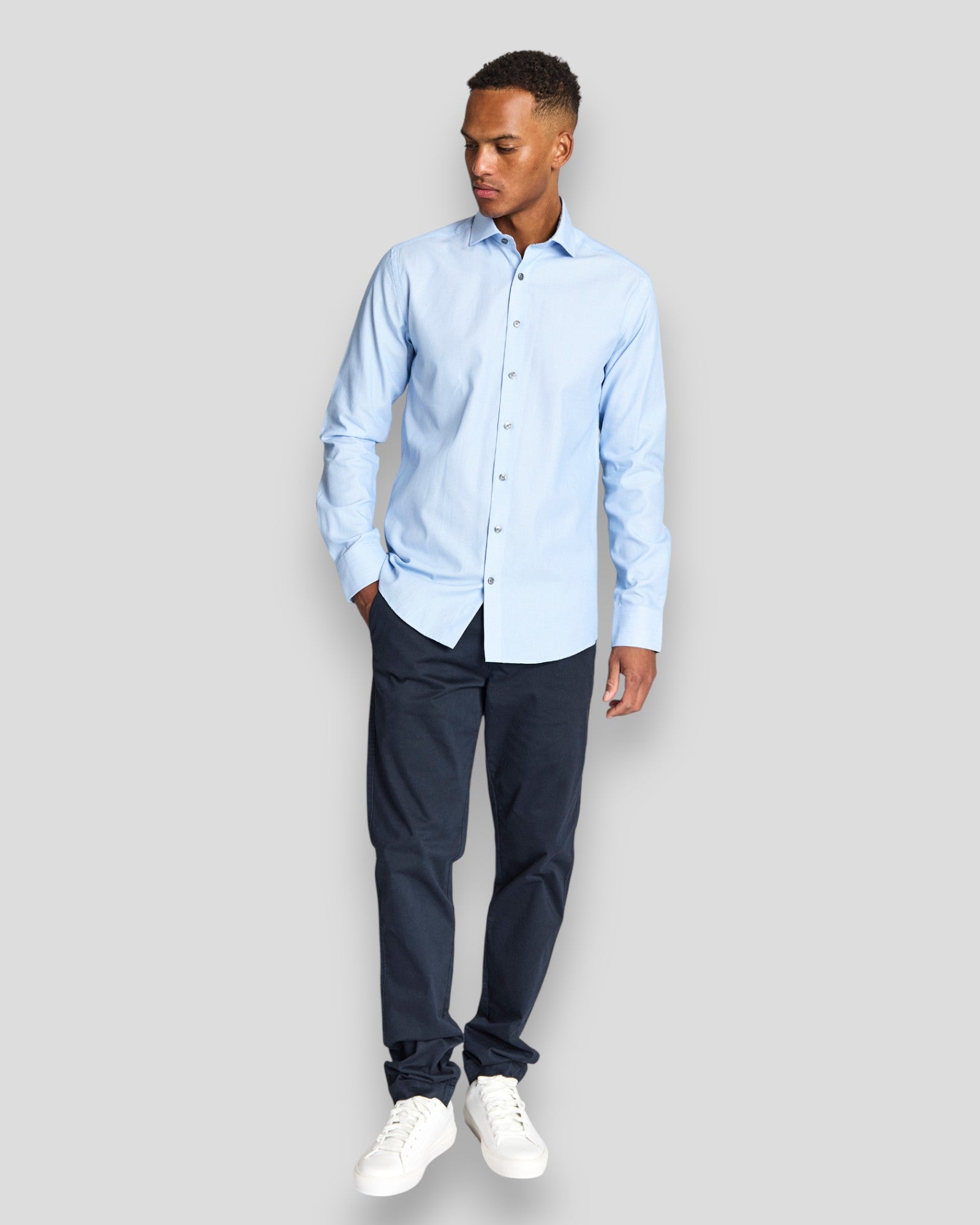 Sliskovic Slim Fit Shirt - Light Blue