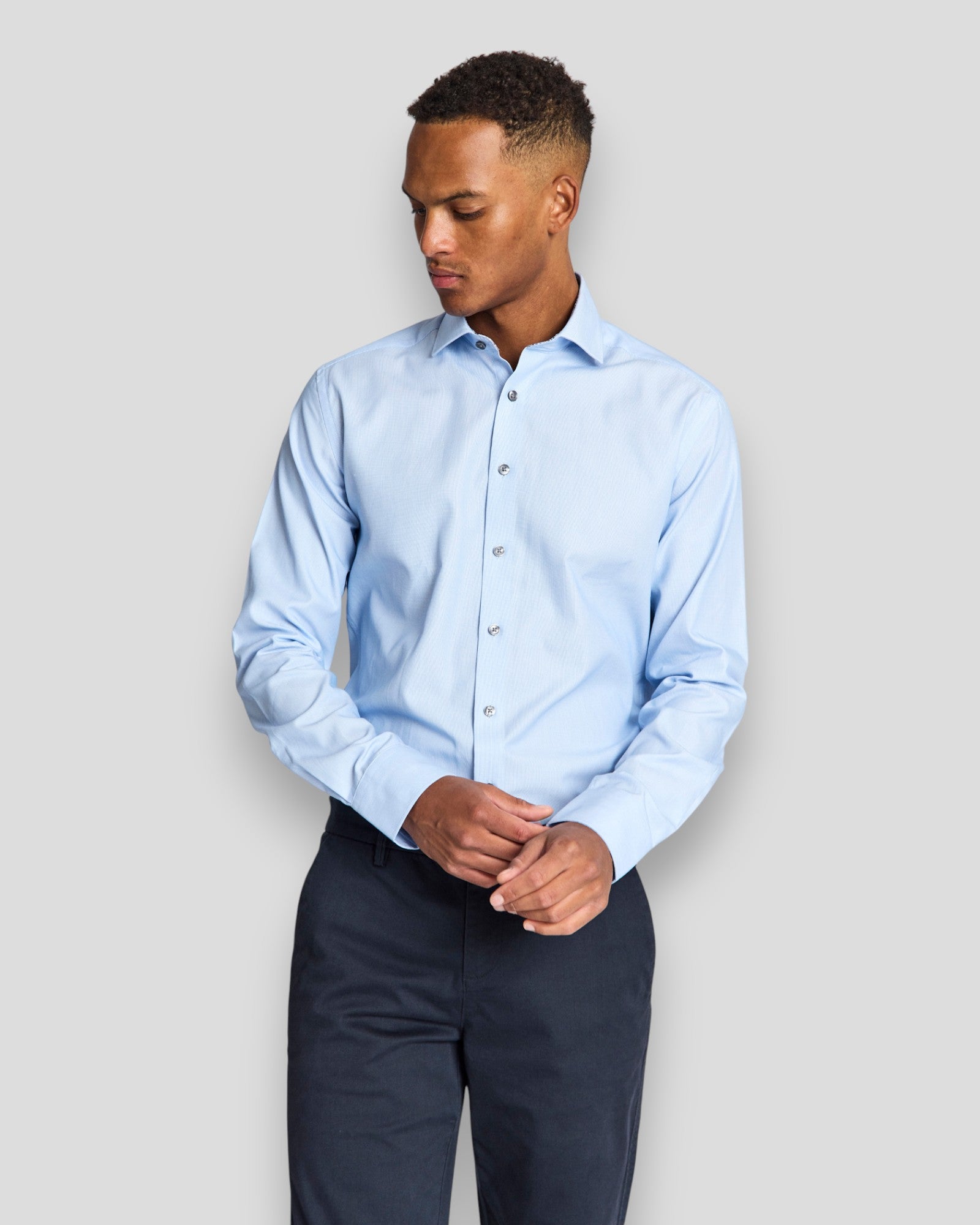 Sliskovic Slim Fit Shirt - Light Blue