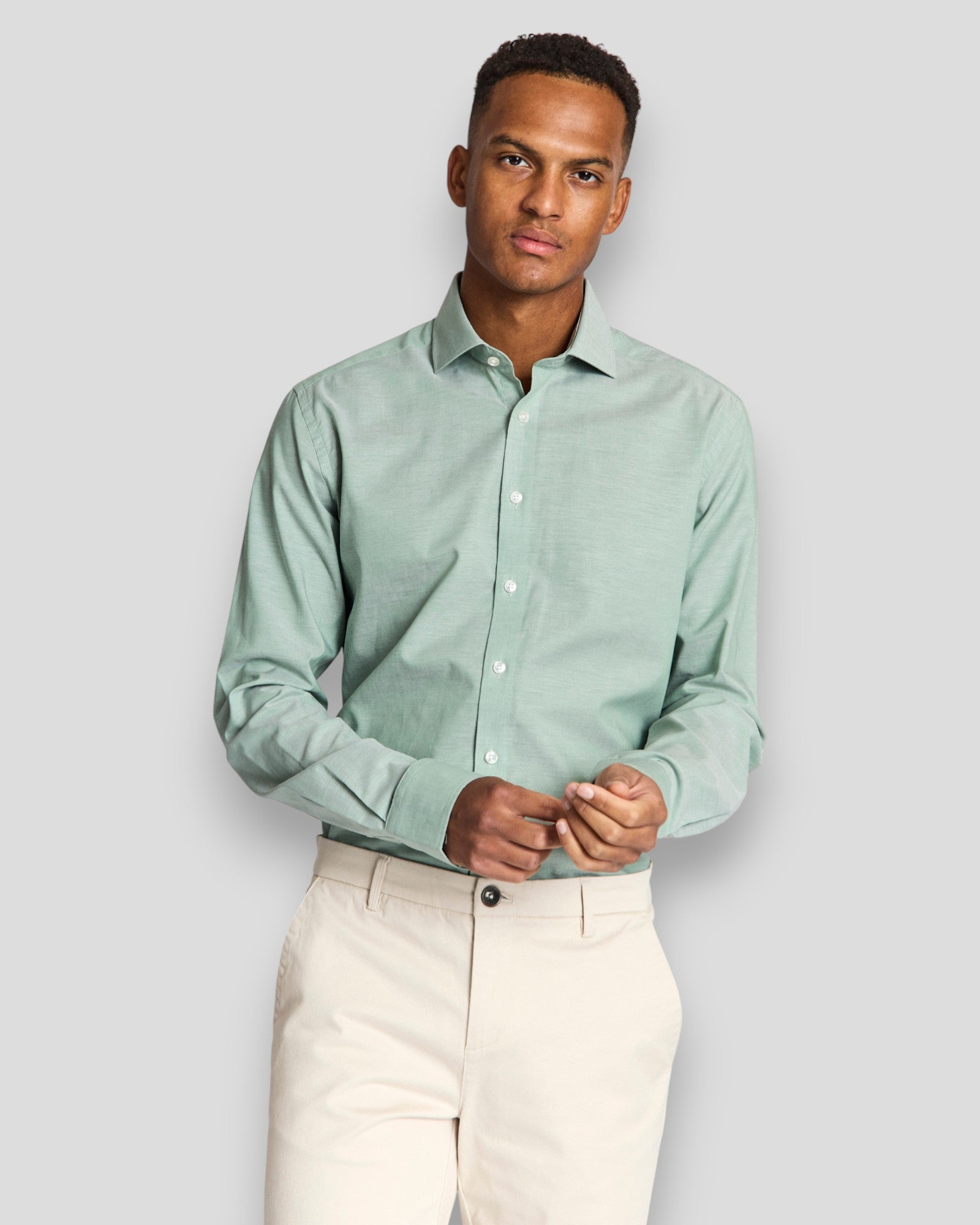 Striek Modern Fit Shirt - Green